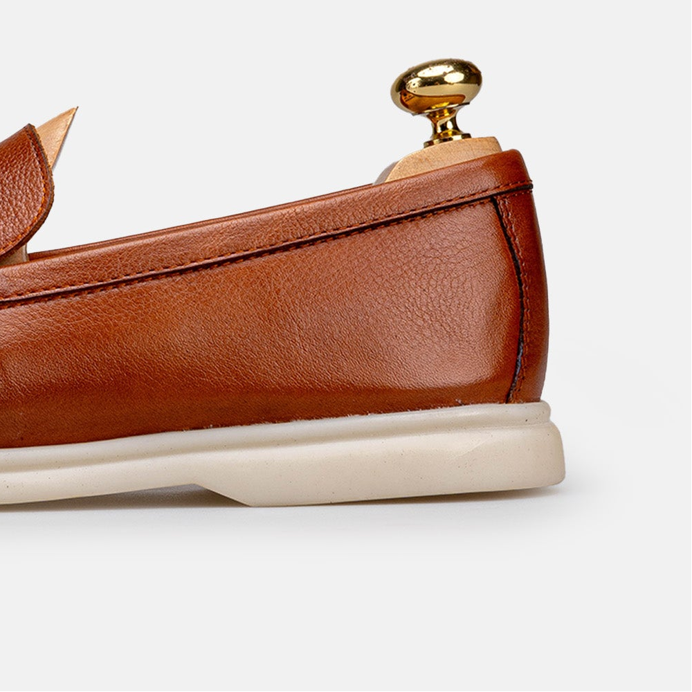 Volzak 3061 s Mocassin en cuir Camel