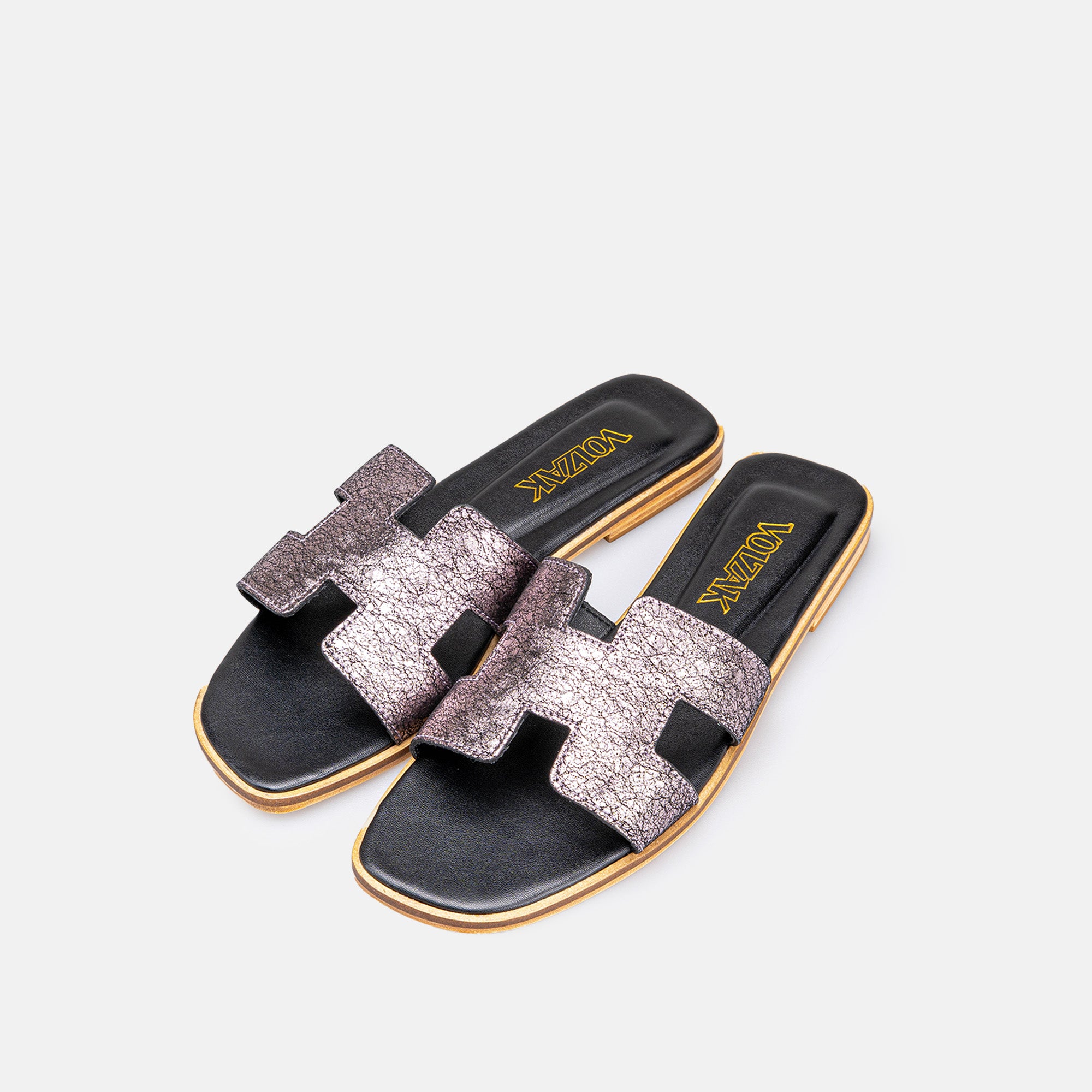 Volzak 900 Sandale en cuir Nickel (Édition Limitée)