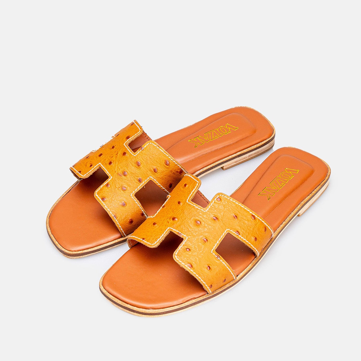 Volzak 900 Sandale en cuir Camel classique (Édition Limitée)