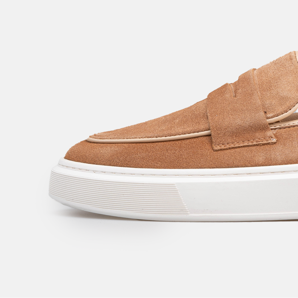 Volzak 2149 basket en daim Beige