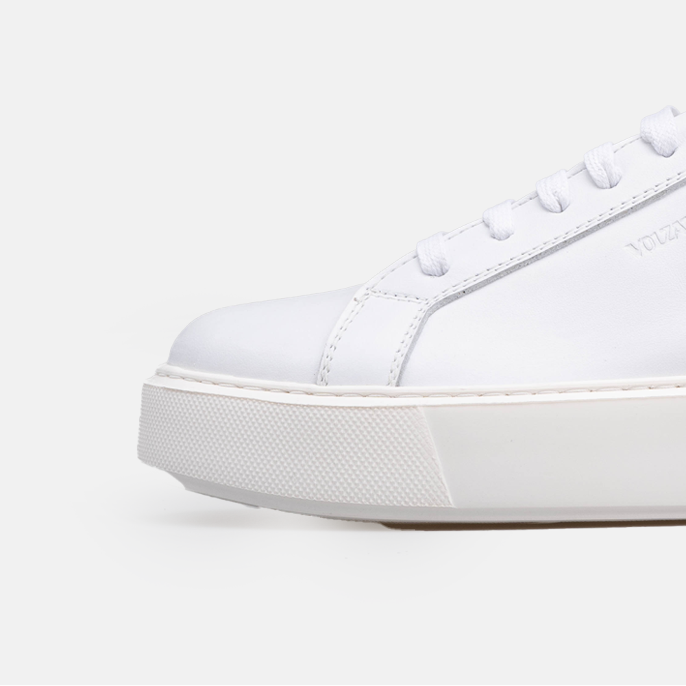 Volzak 6041 S Basket en cuir Blanc