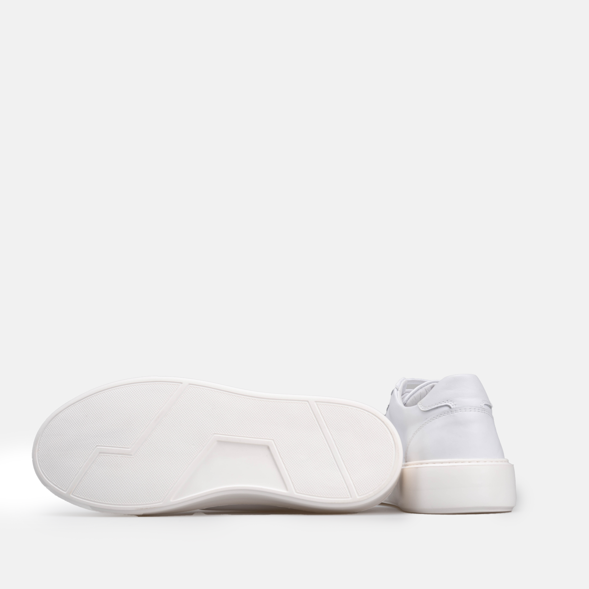 Volzak 6041 S Basket en cuir Blanc