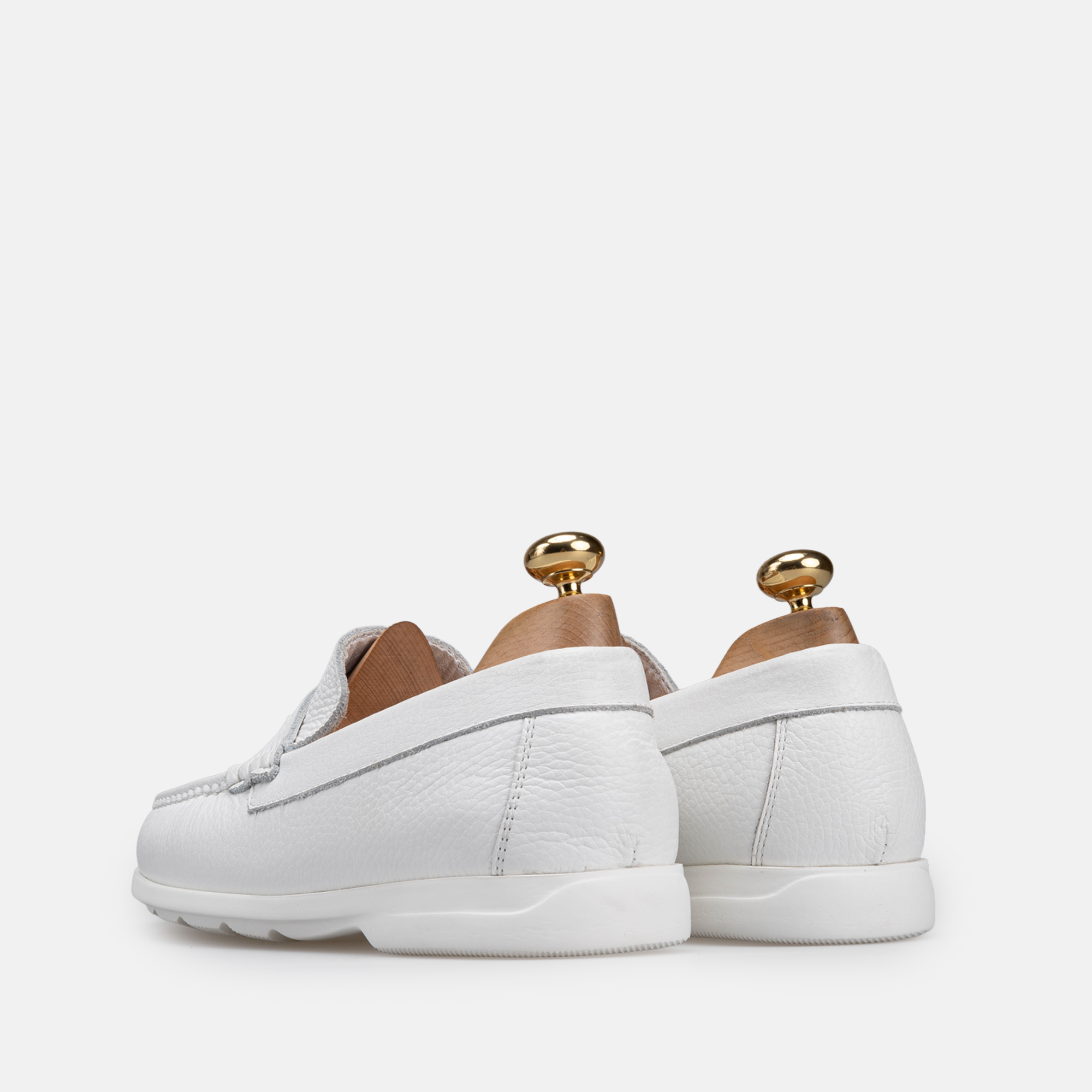 Volzak 046 Mocassin en cuir Blanc