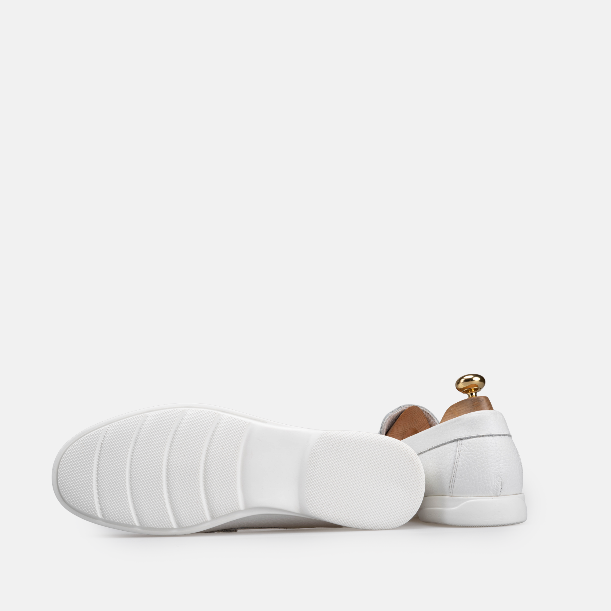 Volzak 046 Mocassin en cuir Blanc