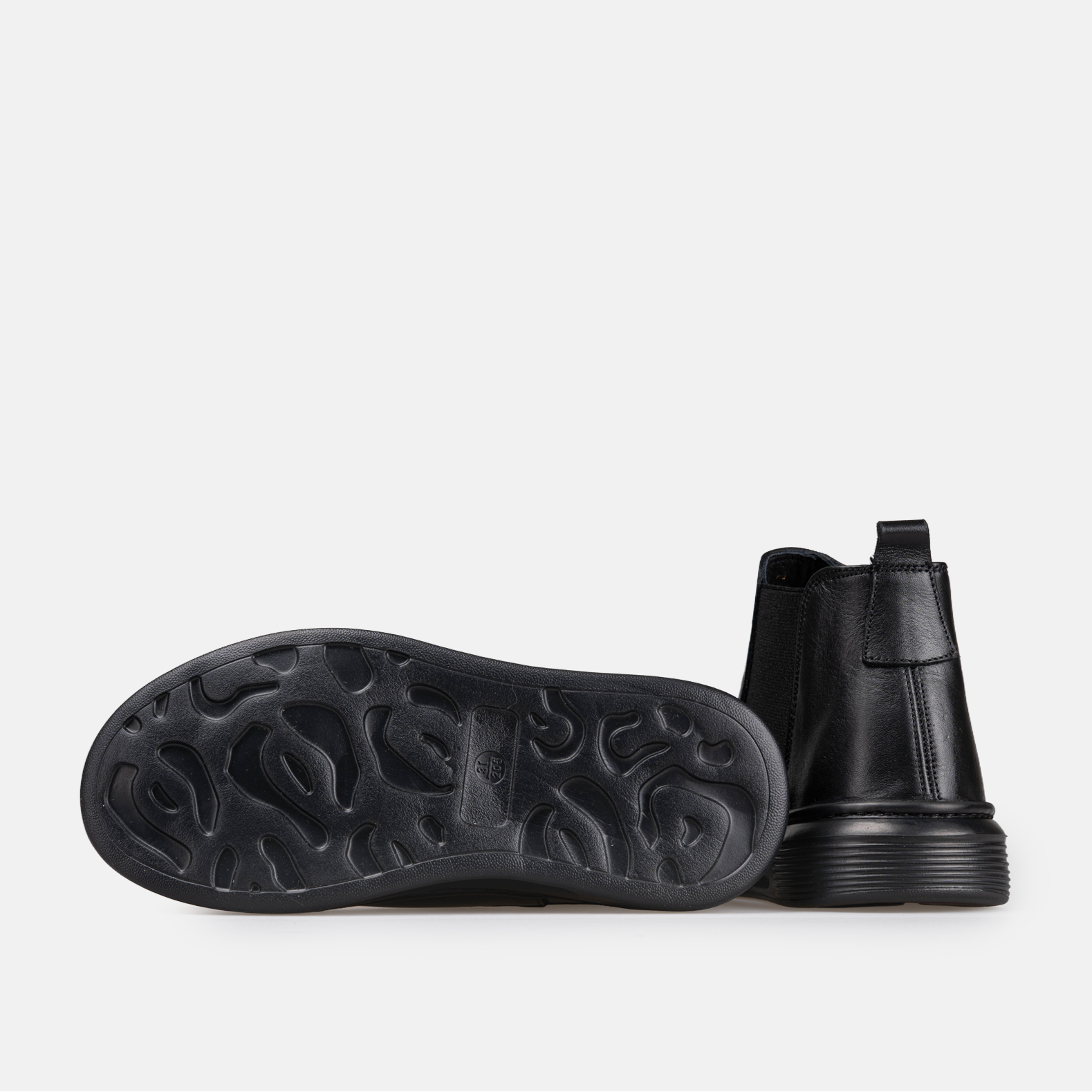 Volzak 07 Bottine enfant en cuir Noir