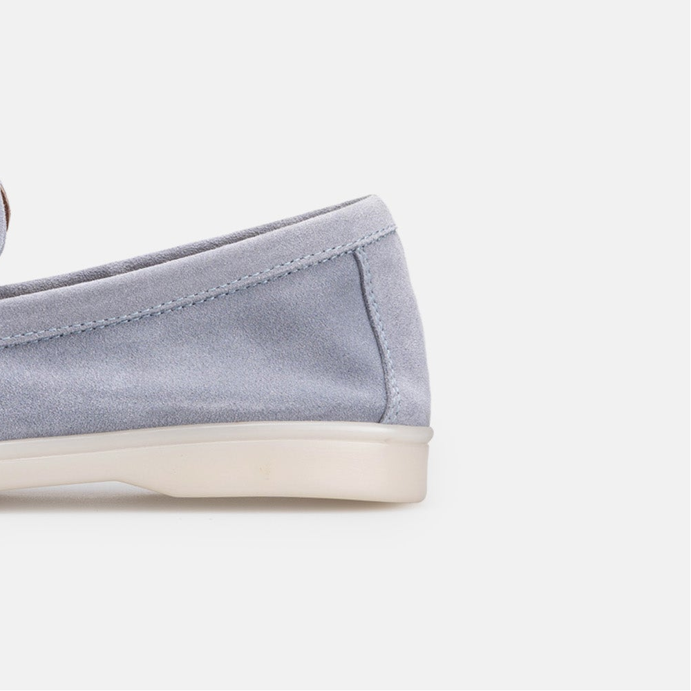 Volzak 32 mocassin en daim Bleu ciel