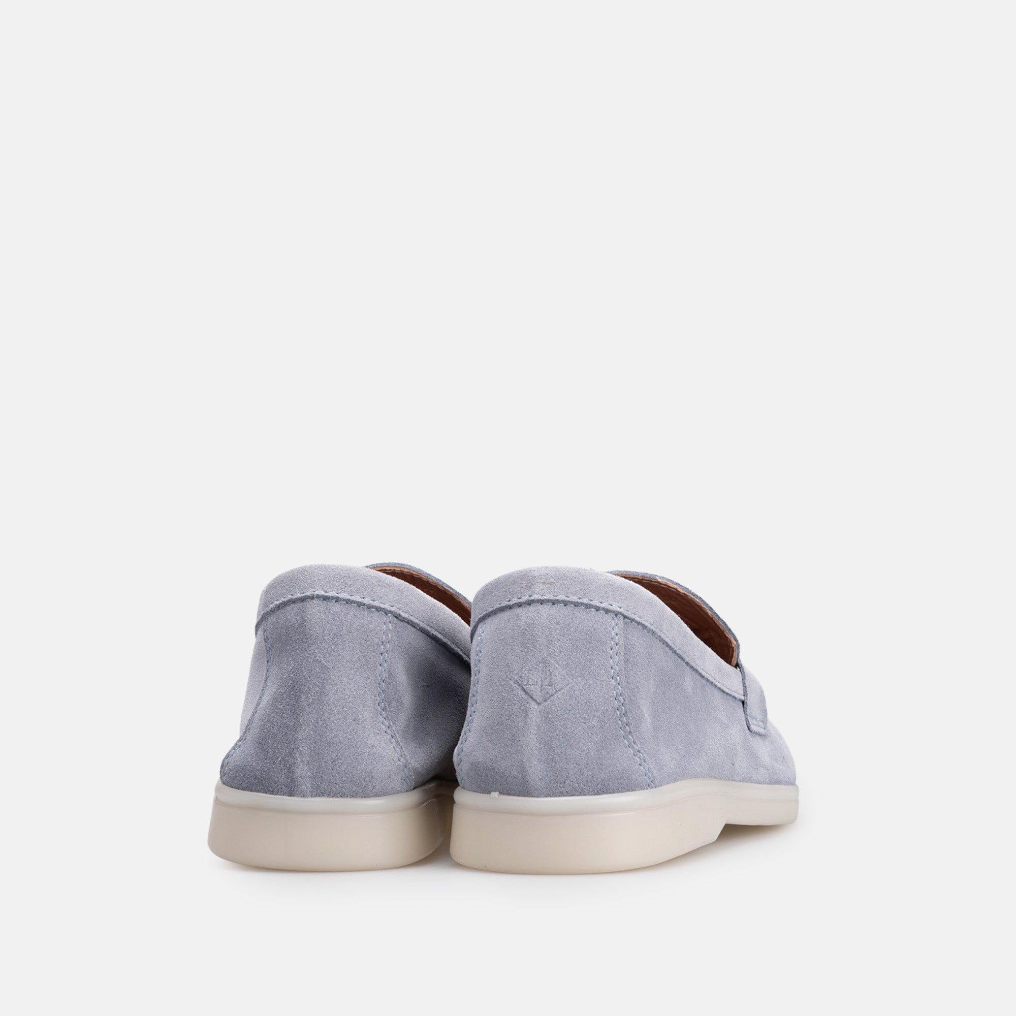 Volzak 32 mocassin en daim Bleu ciel