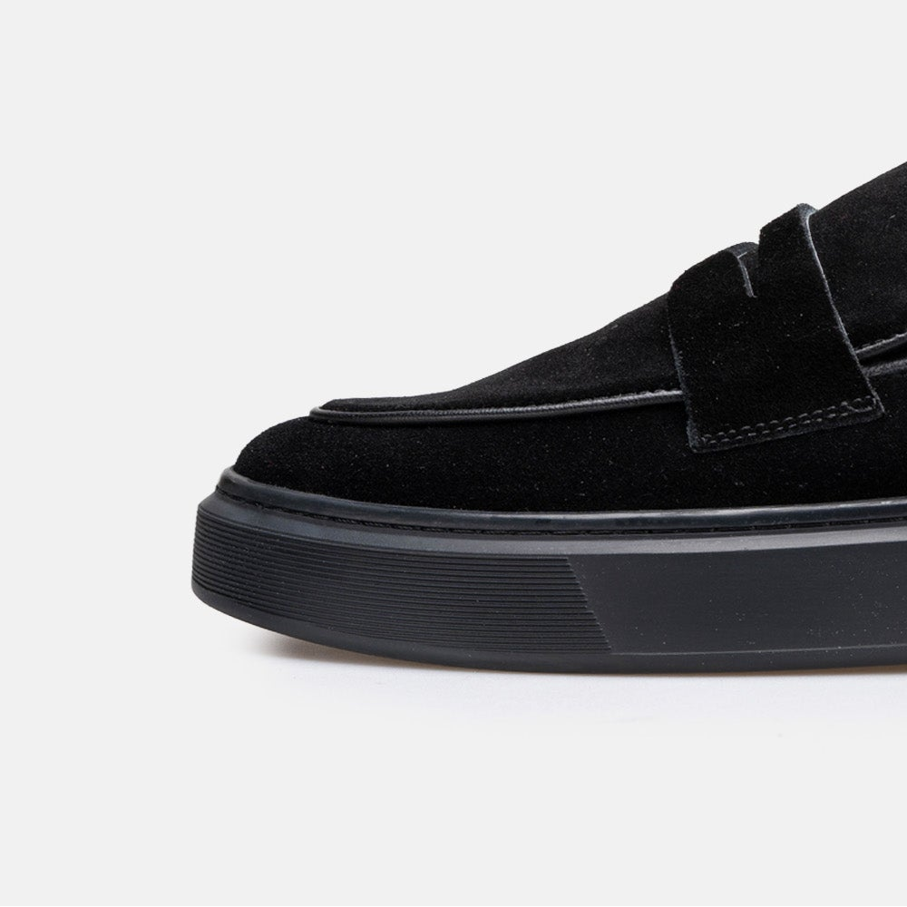 Volzak 2149 basket en daim Noir