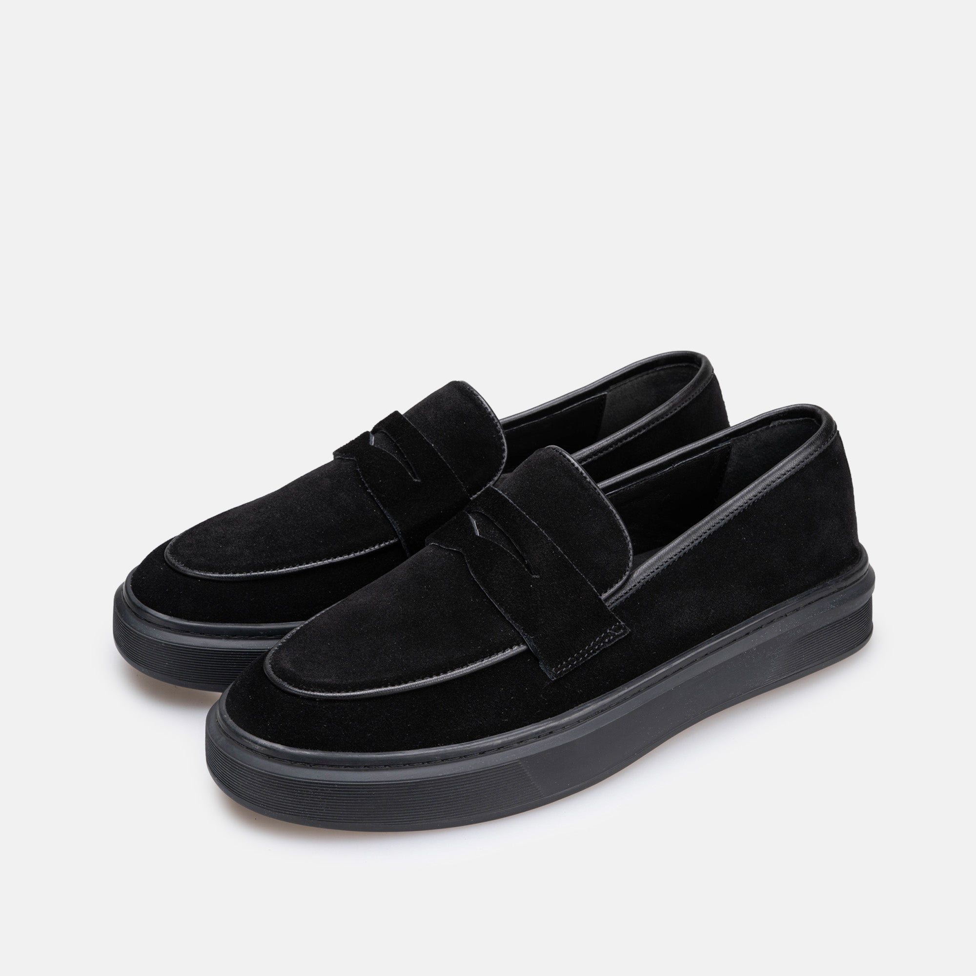 Volzak 2149 basket en daim Noir