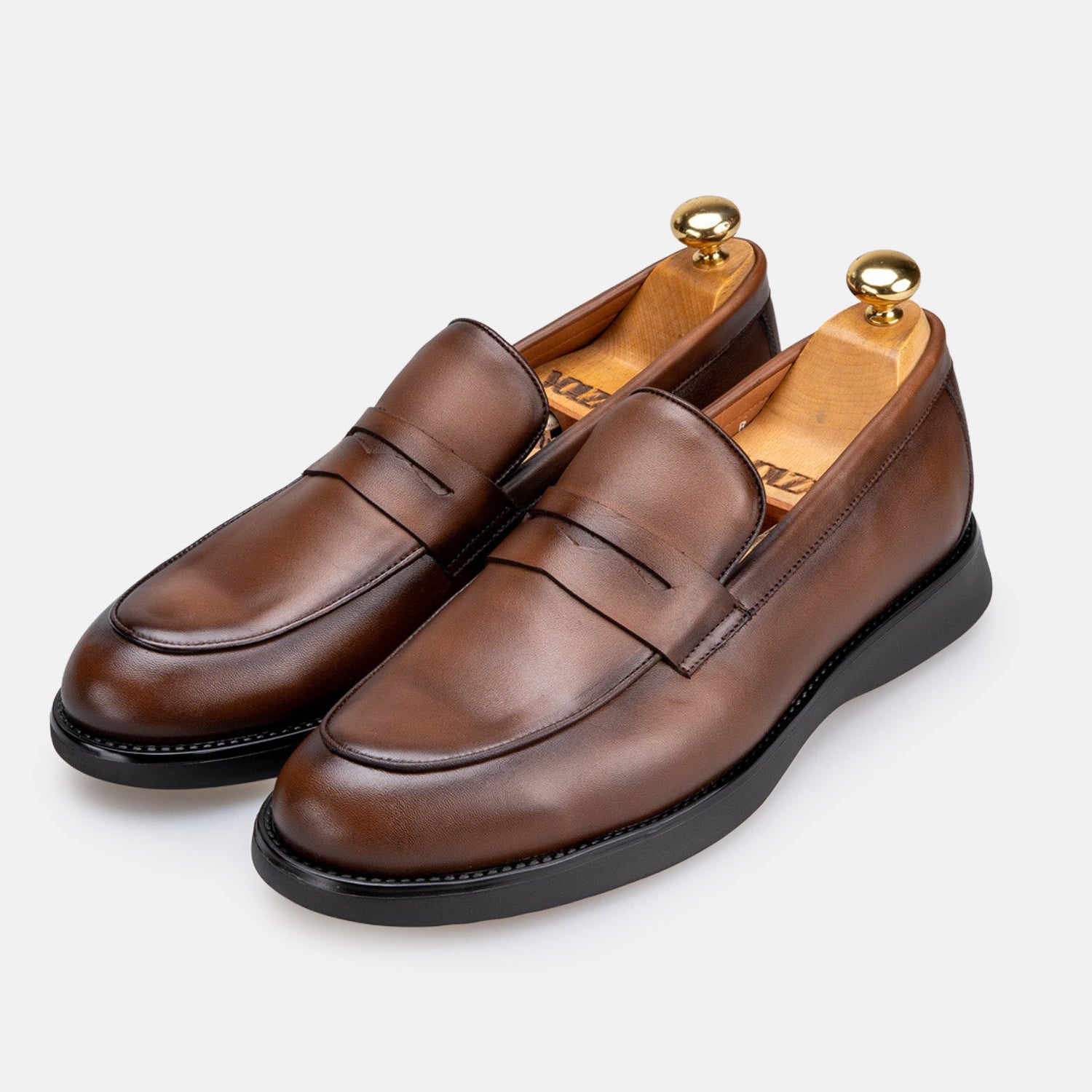 Volzak 5508 chaussure en cuir Marron Vintage