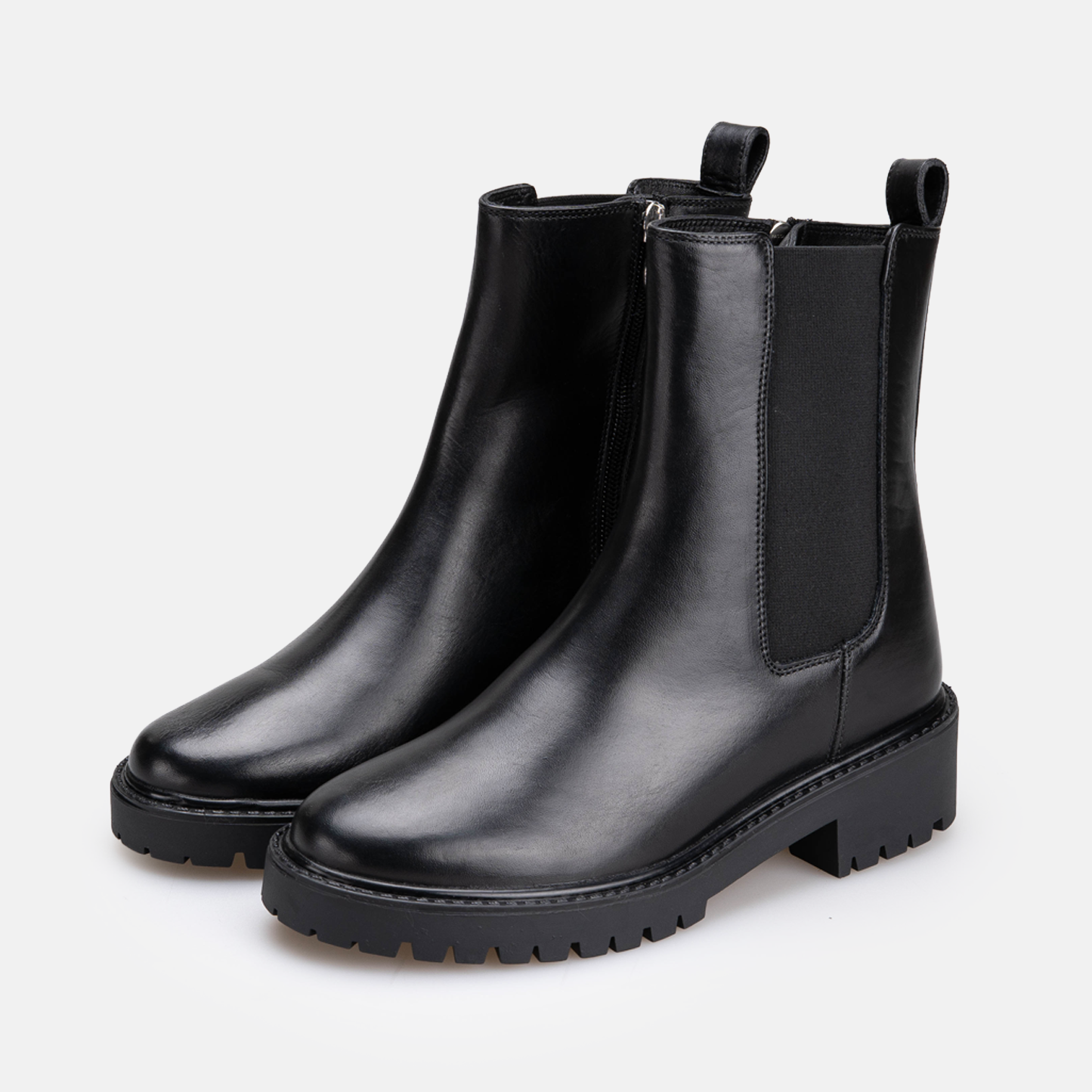 Volzak 7301 Bottine en cuir Noir