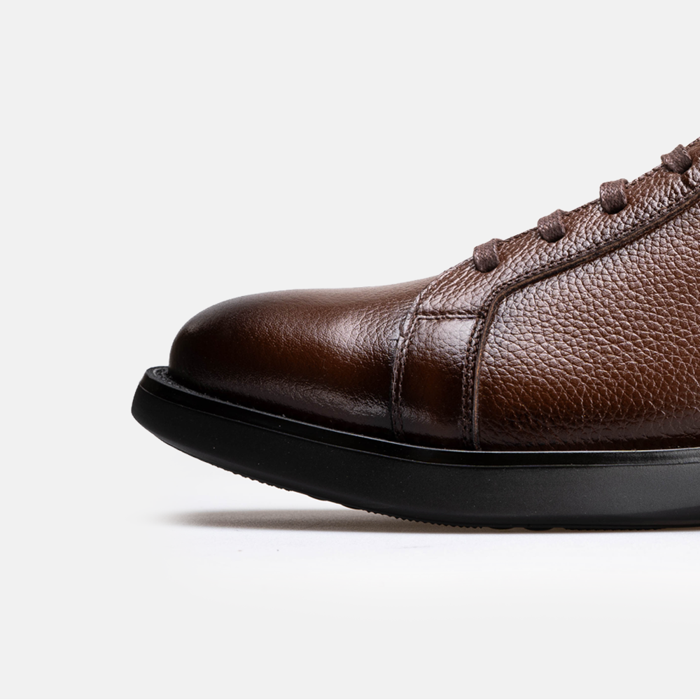 Volzak 5539 Bottine en cuir Marron Grainé