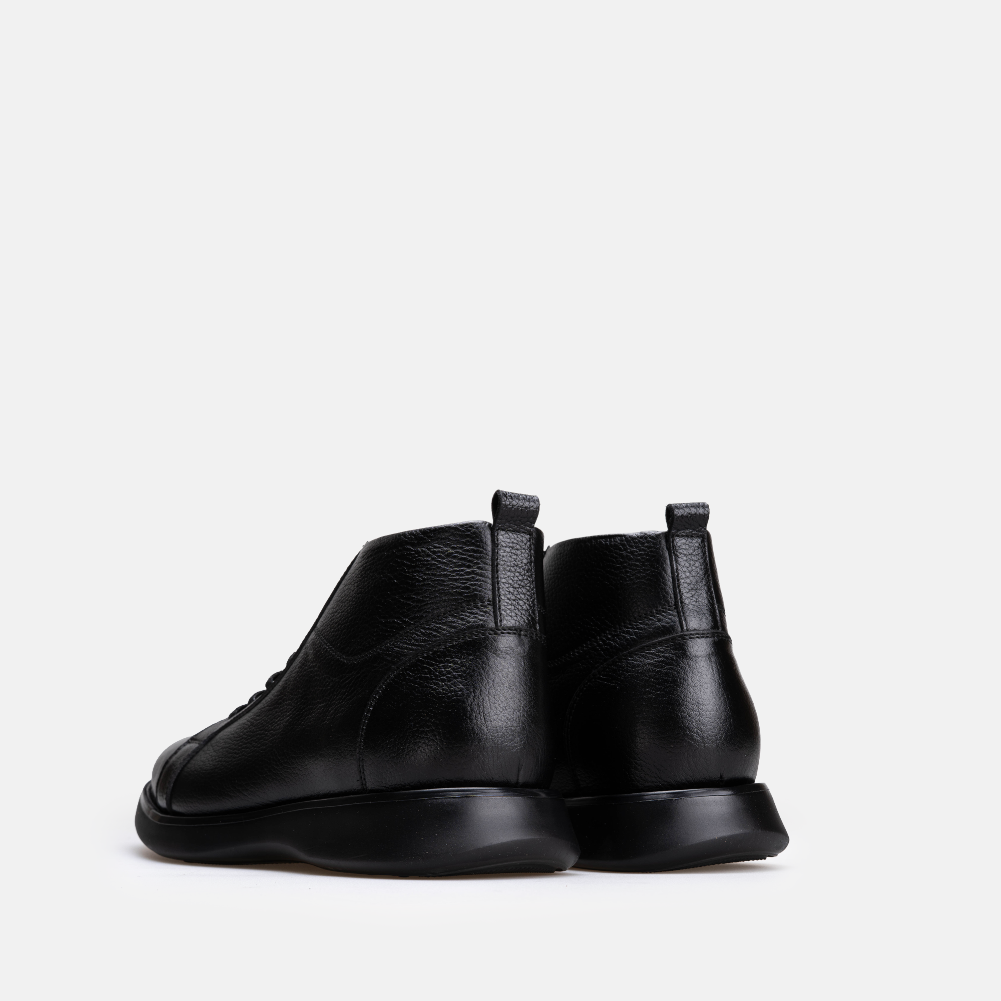 Volzak 5539 Bottine en cuir Noir Grainé