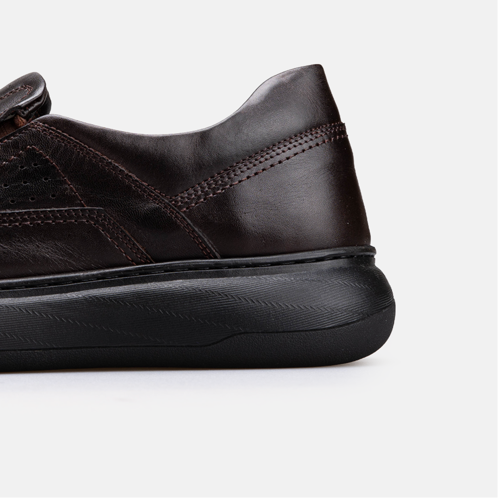 Volzak 3067 chaussure en cuir Marron Foncé