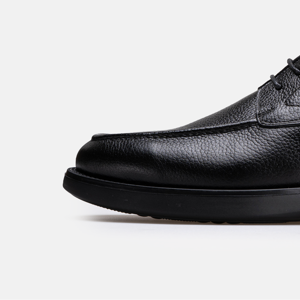 Volzak 5523 chaussure en cuir Noir Grainé