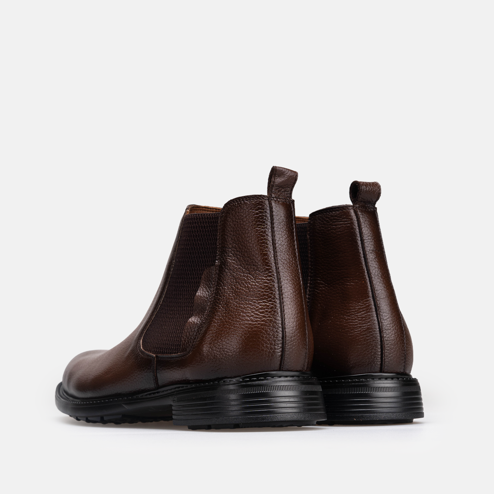 Volzak 5534 Bottine en cuir Marron Grainé