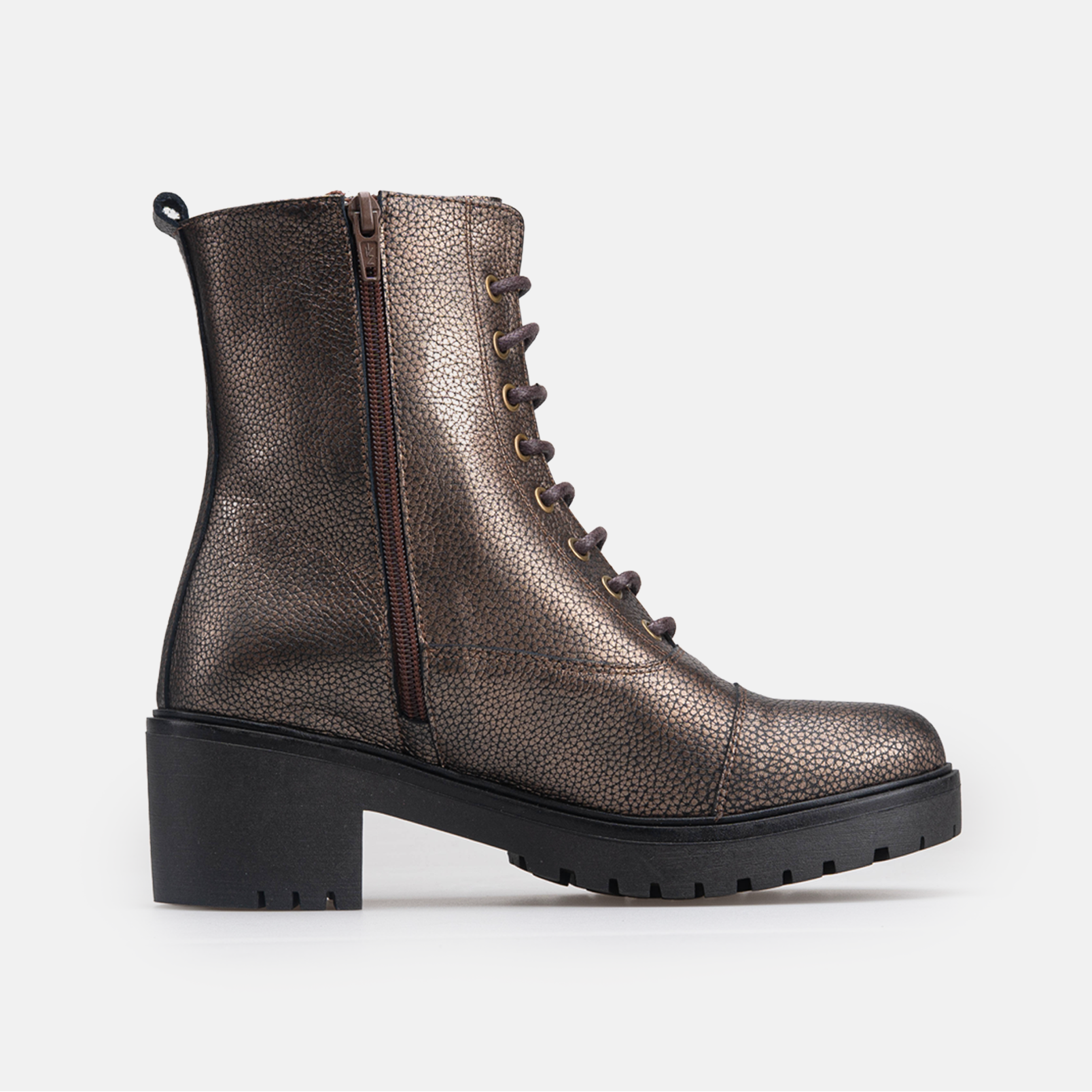 Volzak 4088 Bottine en cuir Bronze