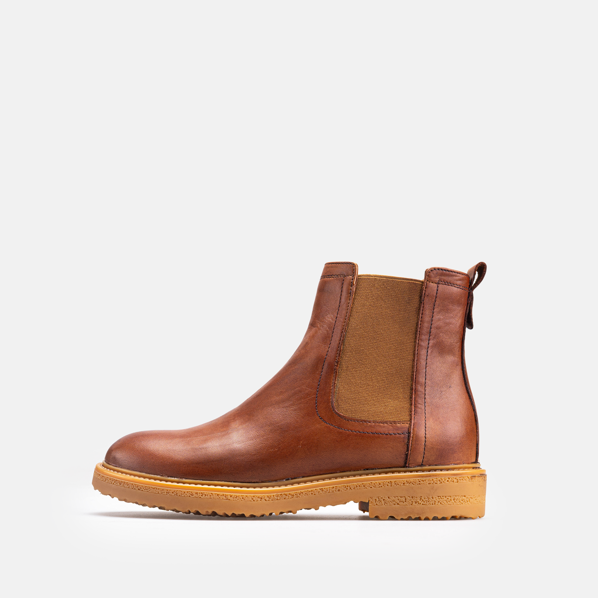 Volzak 4037 Bottine en cuir Camel