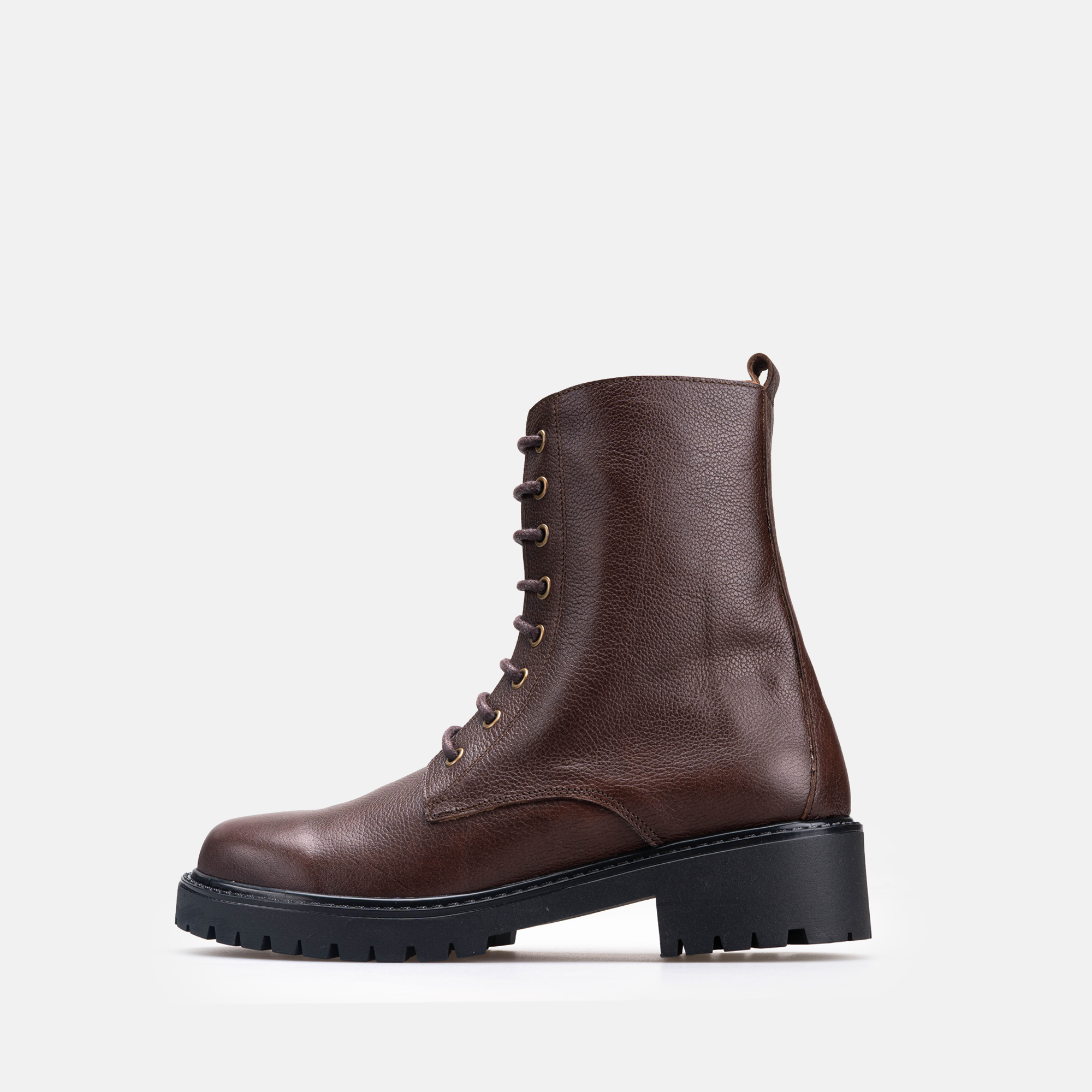 Volzak 4009 Bottine en cuir Marron Foncé