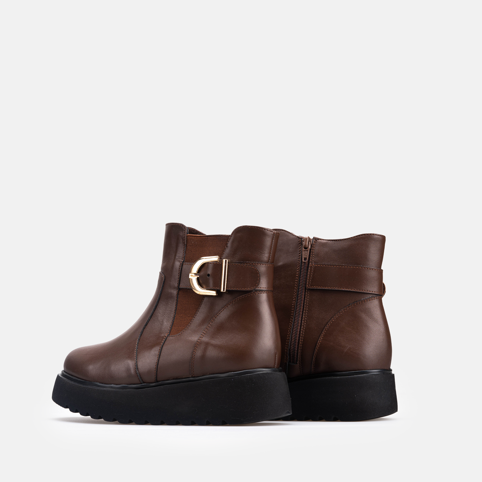 Volzak 3012 Bottine en cuir Marron