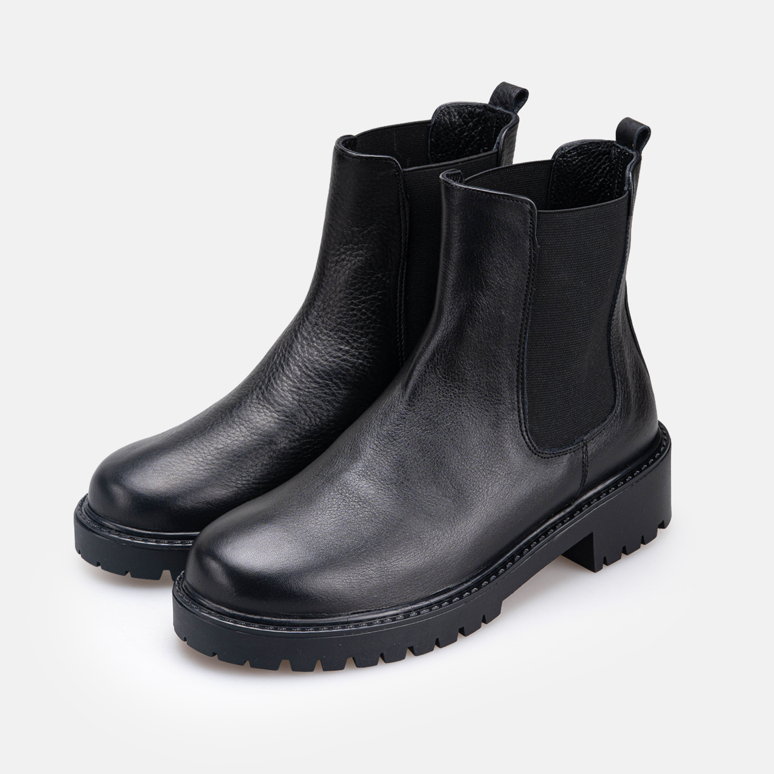 Volzak 4010 Bottine en cuir Noir