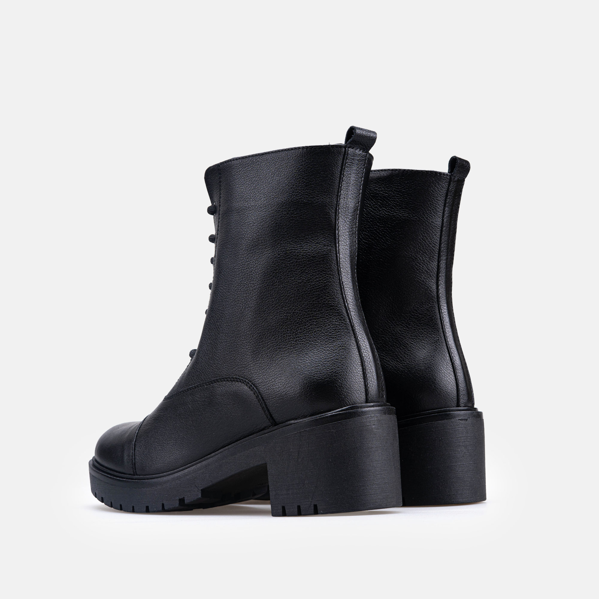 Volzak 4088 Bottine en cuir Noir Grainé