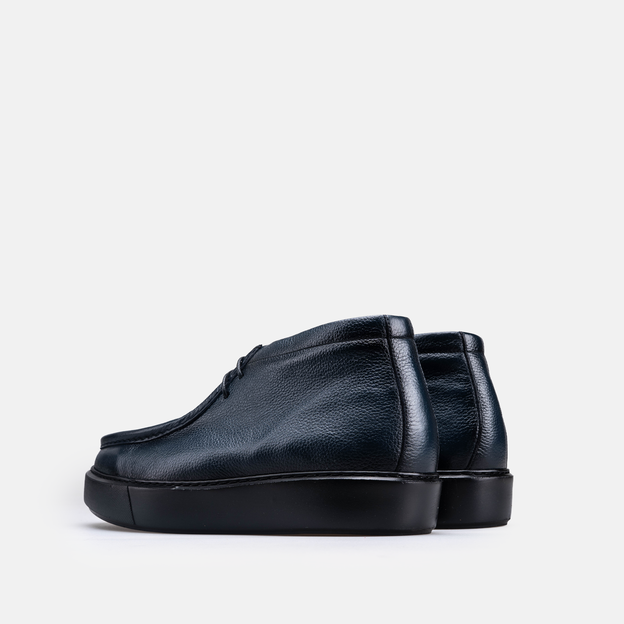 Volzak 5543 Bottine en cuir Bleu Grainé