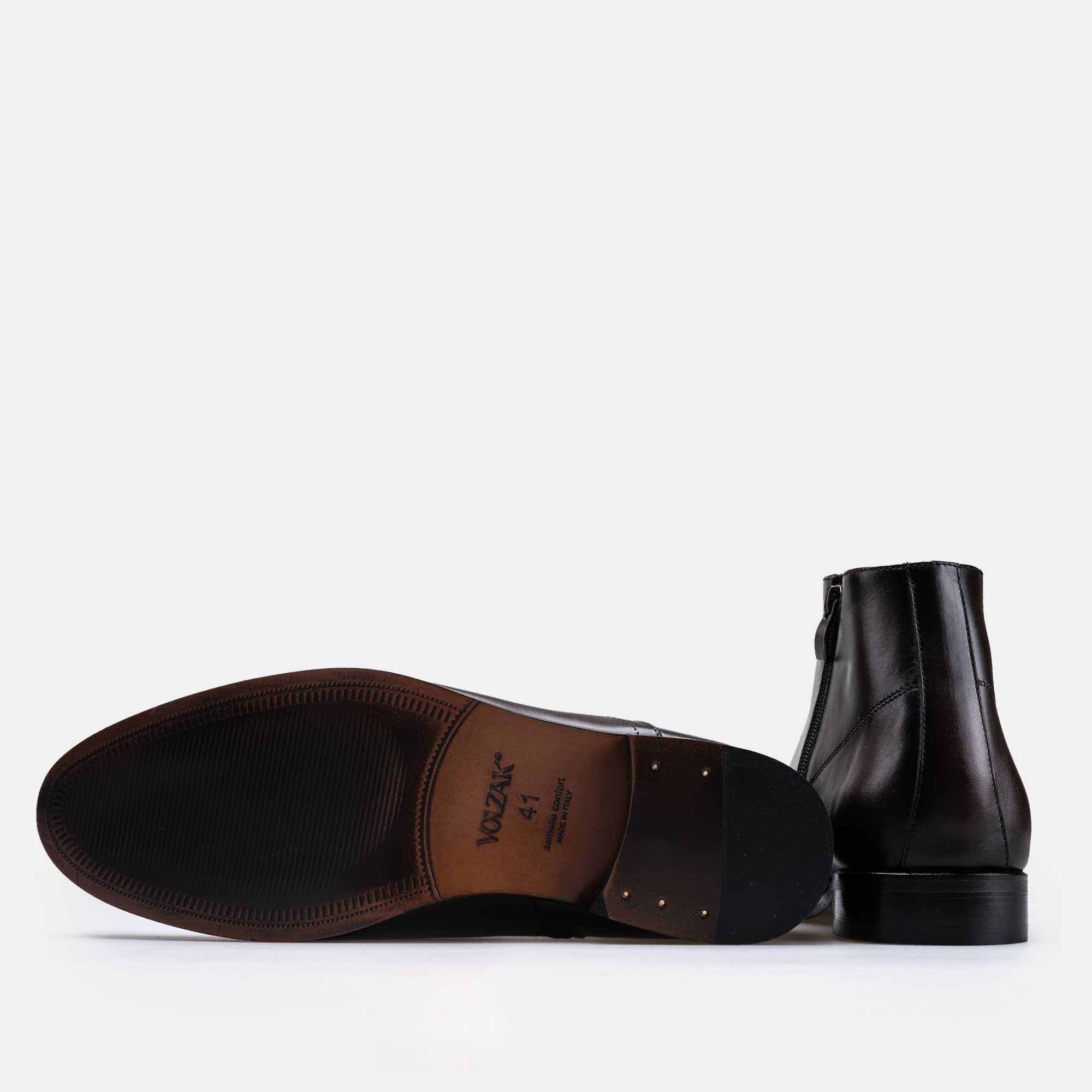 Volzak 5542 Bottine en cuir Marron