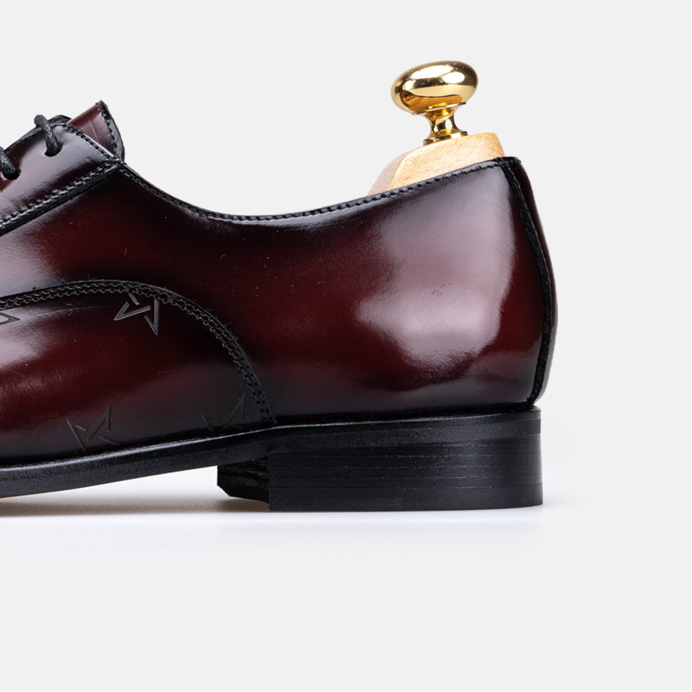 Volzak Morocco chaussure en cuir Bordeaux Démasquable