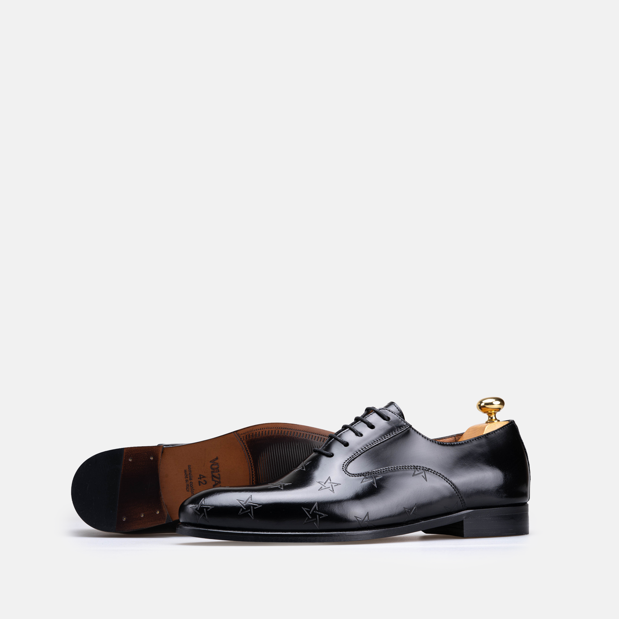 Édition limitée Volzak 5540 Morocco chaussure en cuir Noir Démasquable