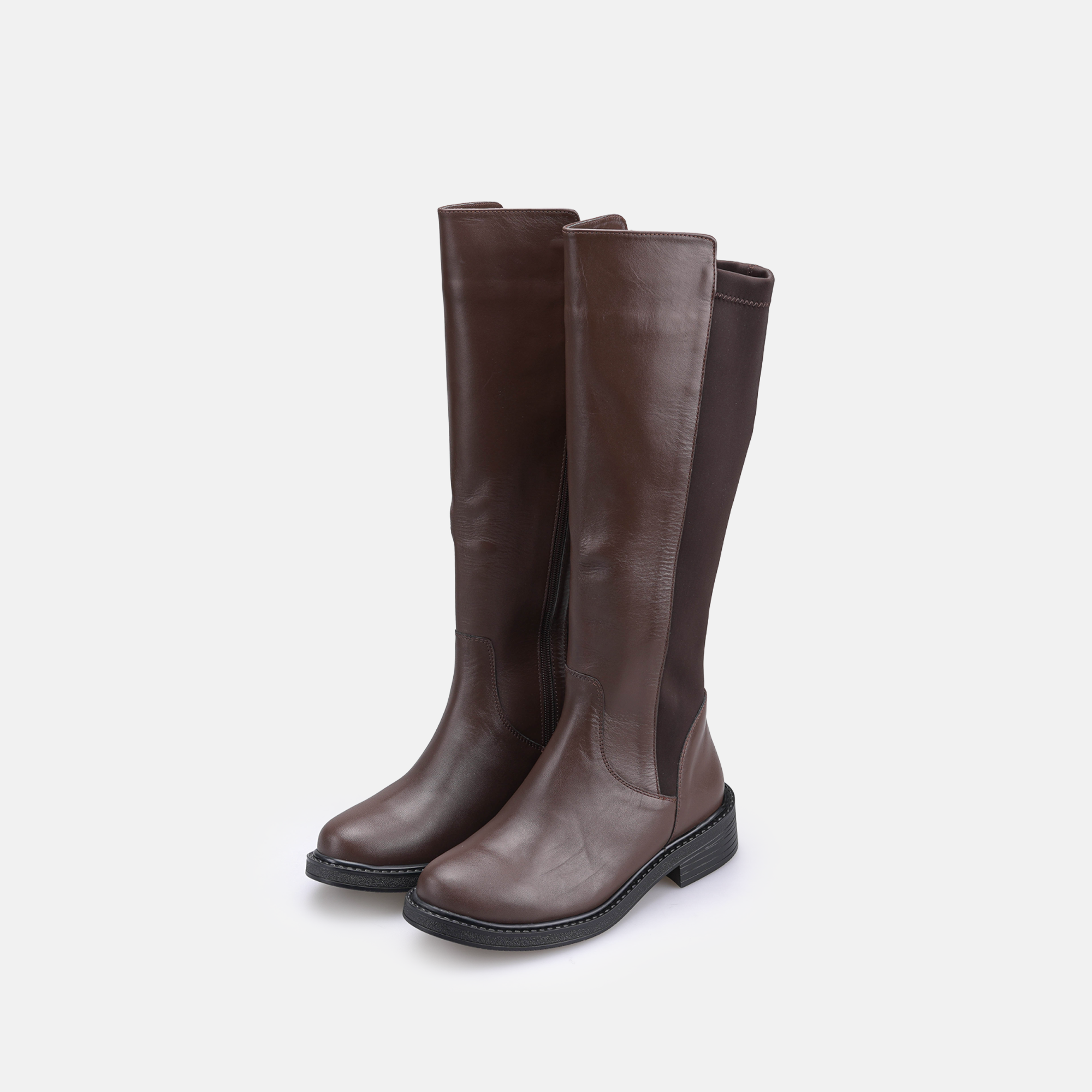 Volzak 4051 Botte genouillère en cuir Marron