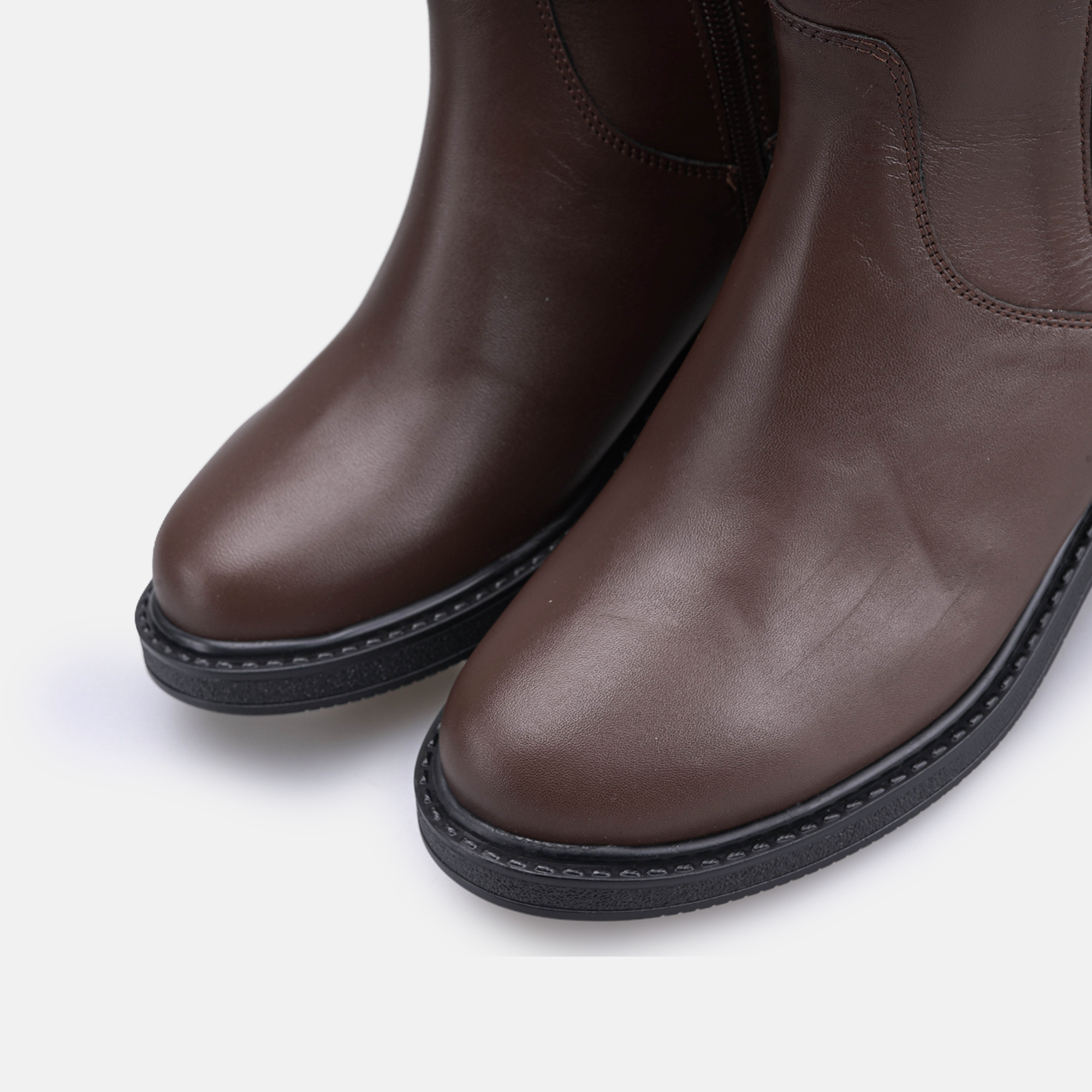 Volzak 4051 Botte genouillère en cuir Marron