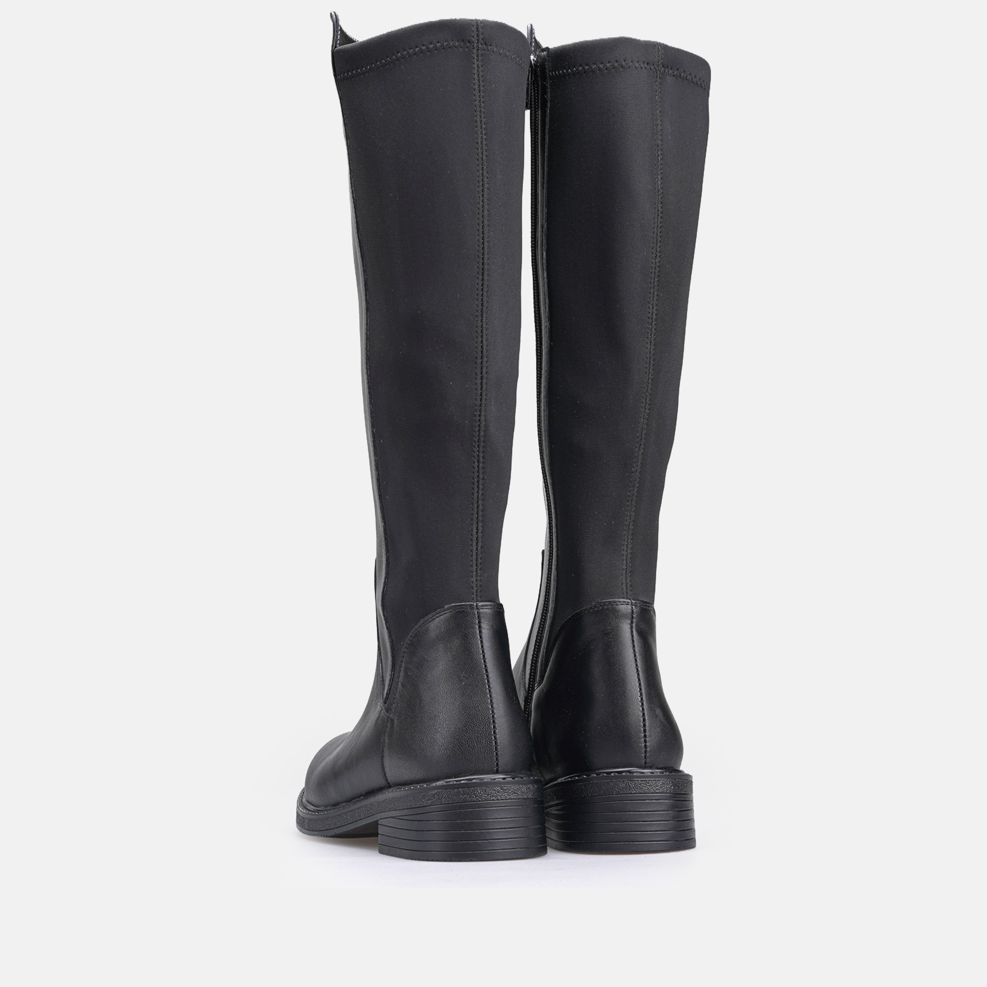 Volzak 4051 Botte genouillère en cuir Noir