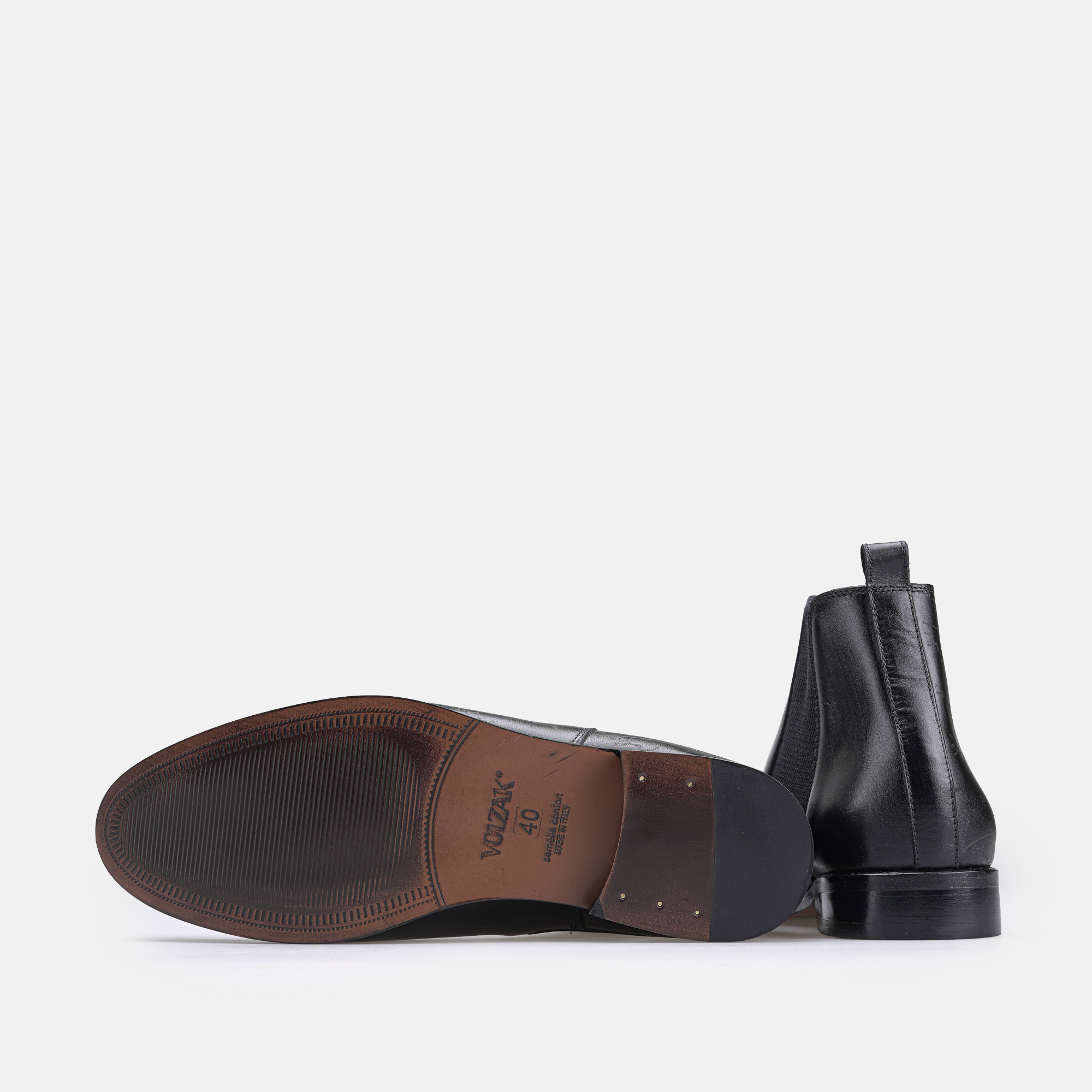 Volzak 5544 Bottine en cuir Noir