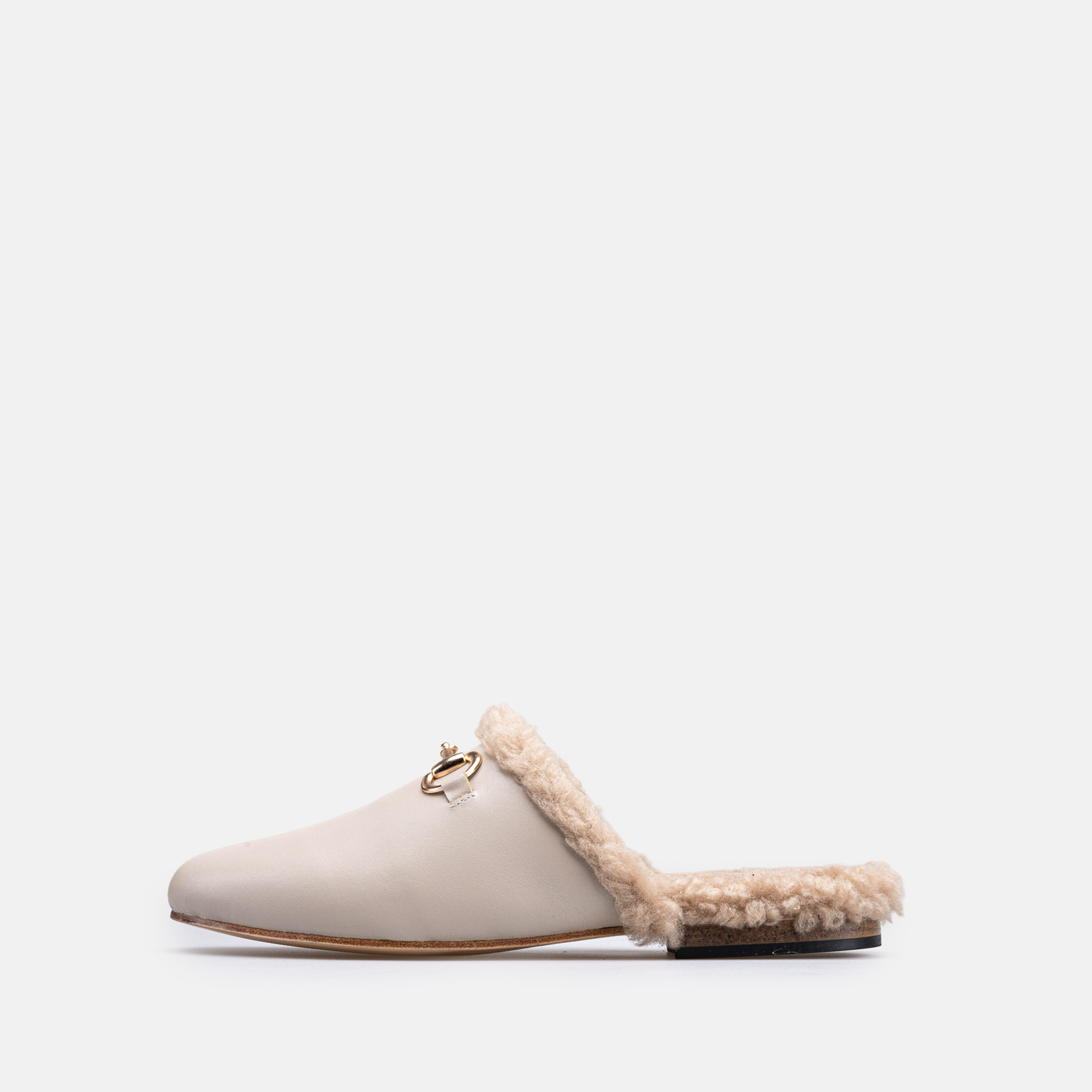 Volzak 4053 Mule en cuir Beige