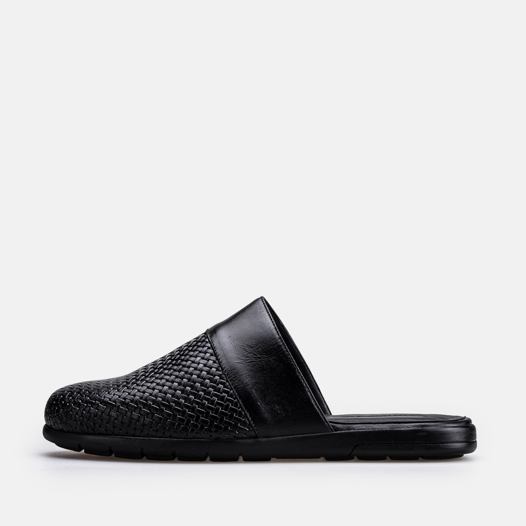 Volzak 5605 Mule en cuir Noir