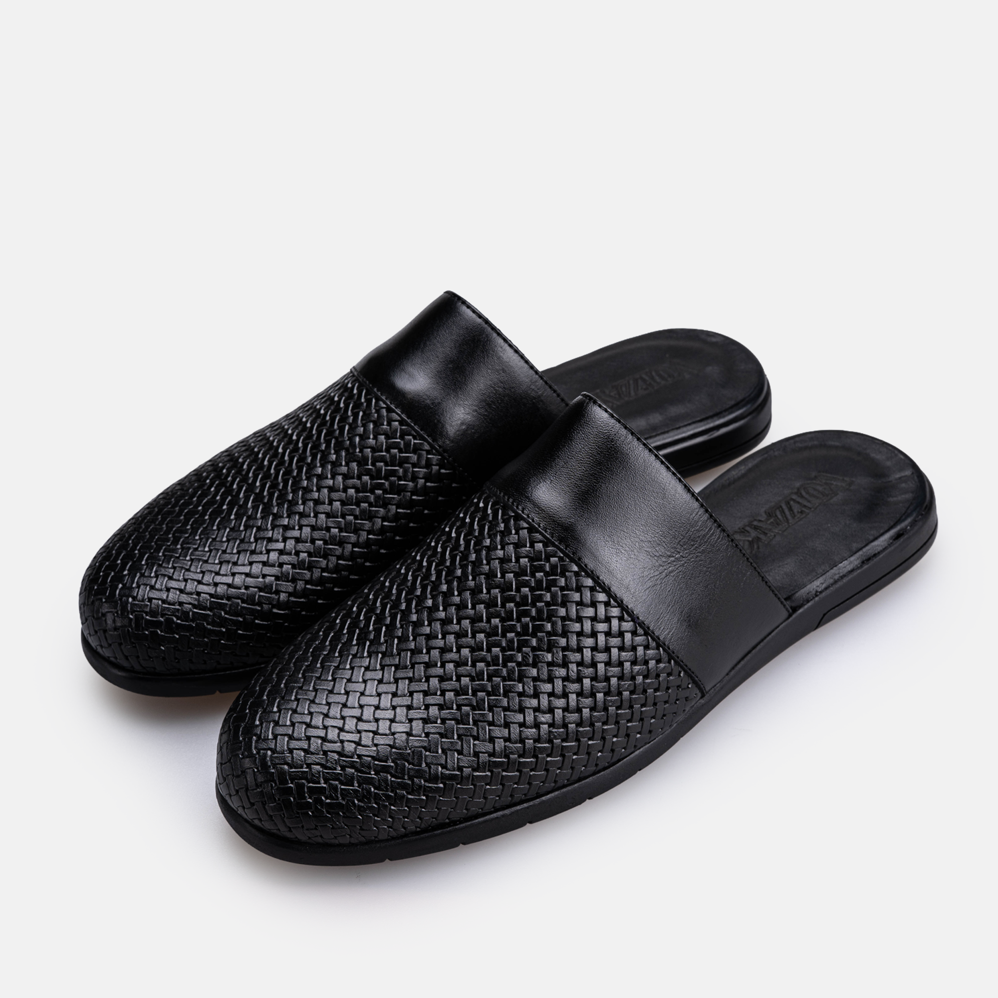 Volzak 5605 Mule en cuir Noir