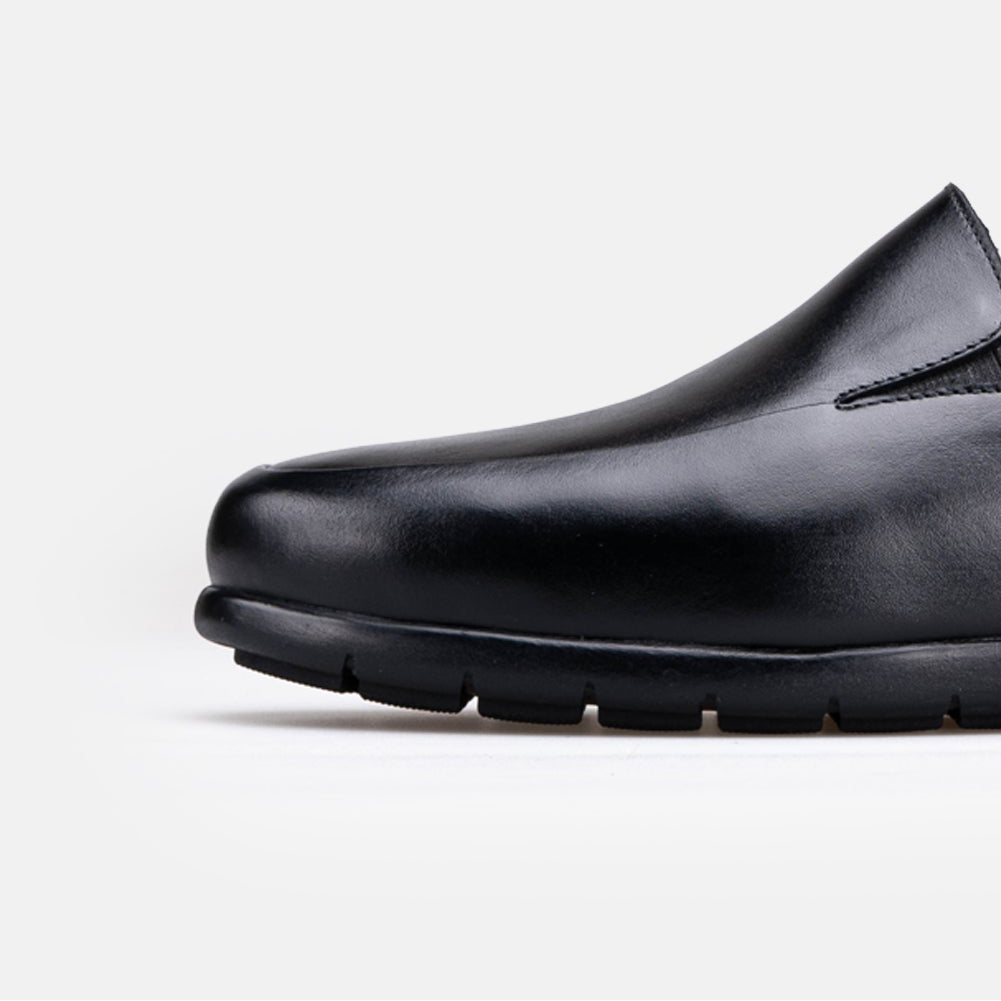 Volzak 5601 Mule en cuir Noir