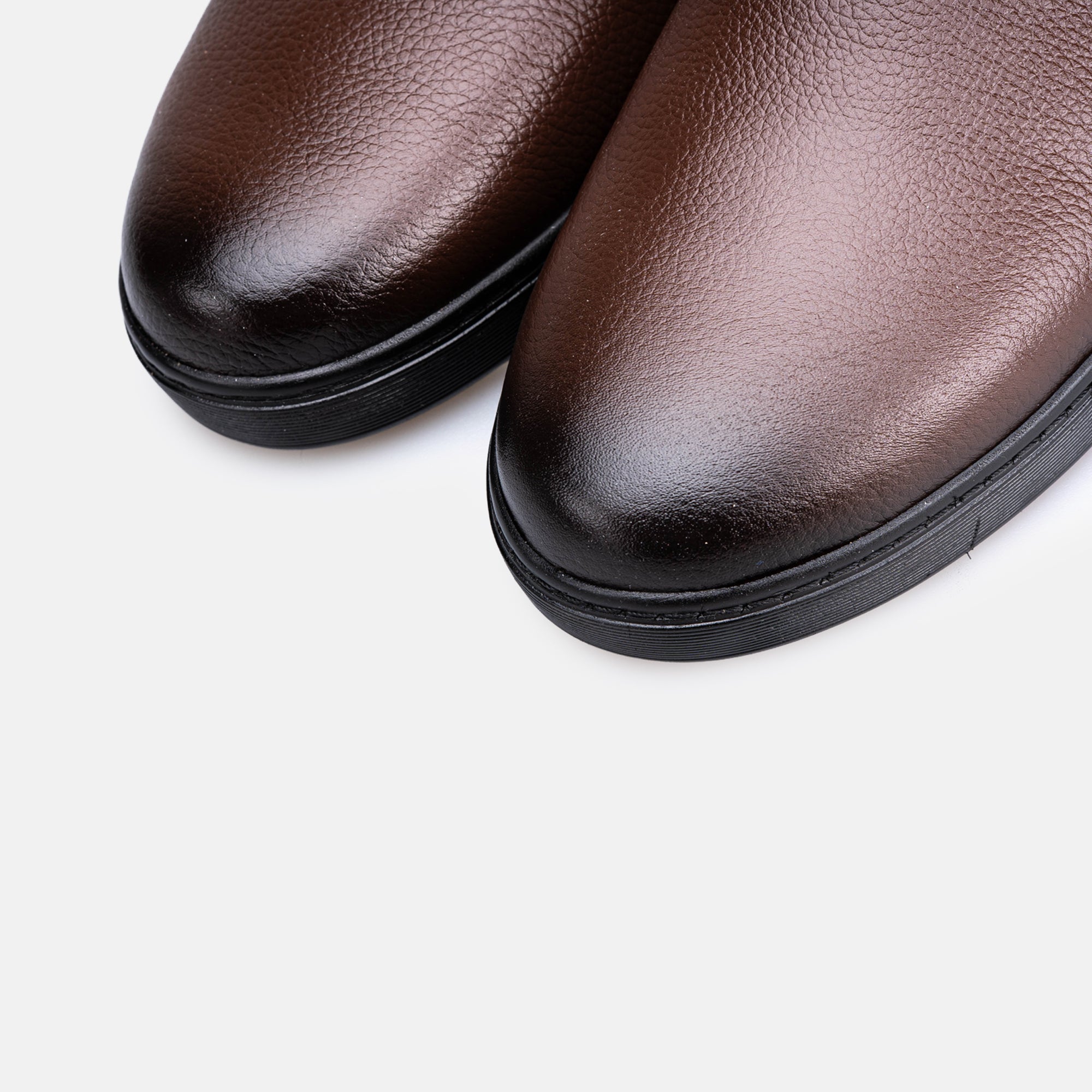 Volzak 5602 Mule en cuir Marron Grainé