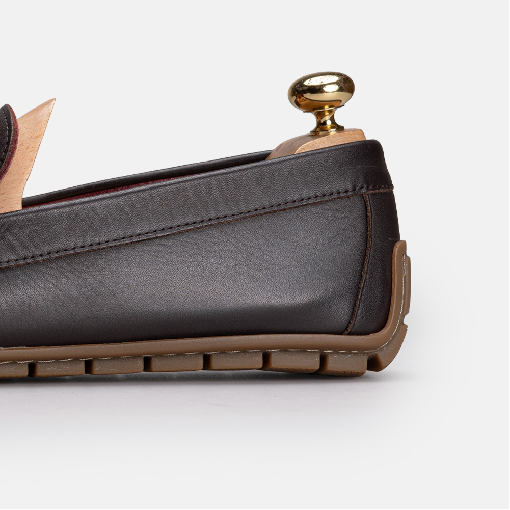 Volzak 704 s Mocassin en cuir Marron