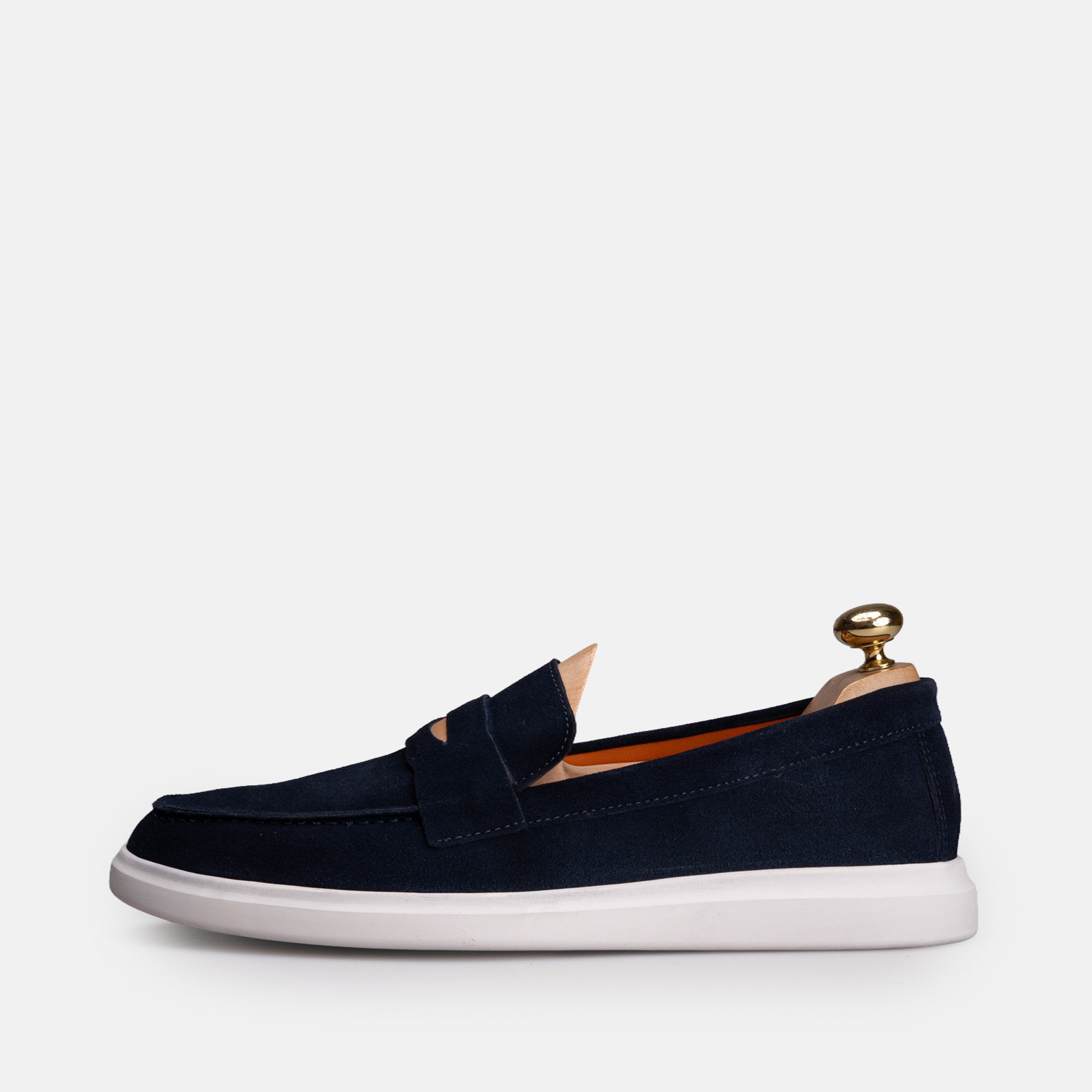 Volzak 711 Mocassin en daim Noir