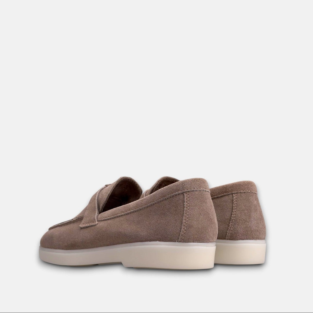 Volzak 279 Mocassin en daim beige
