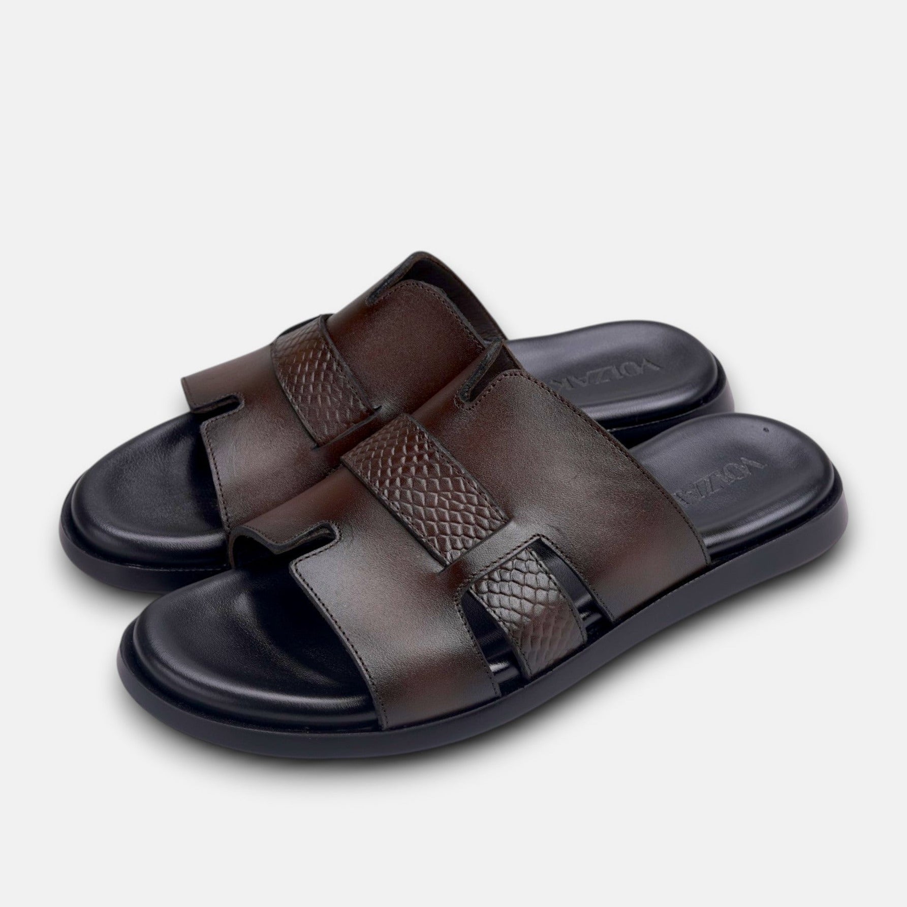 Volzak 5427 Sandale en cuir Marron