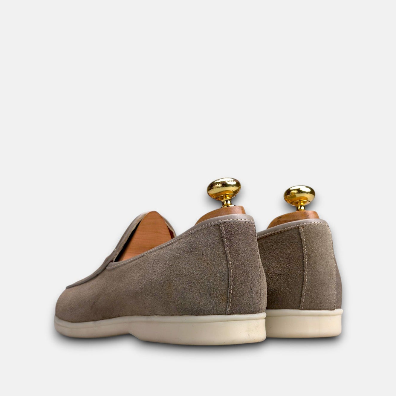 Volzak 5607 Mocassin en daim Beige