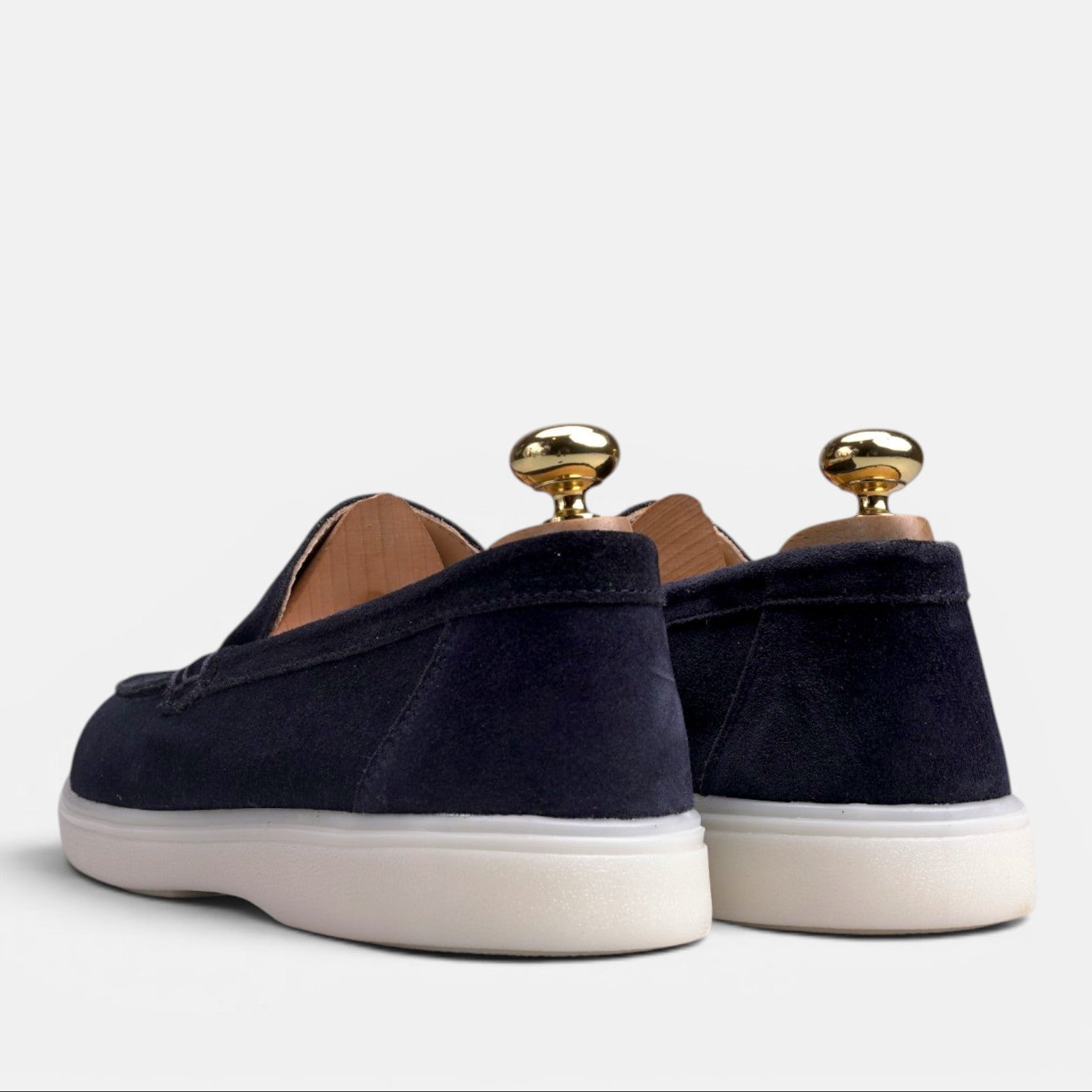 Volzak 713 Mocassin en daim Bleu
