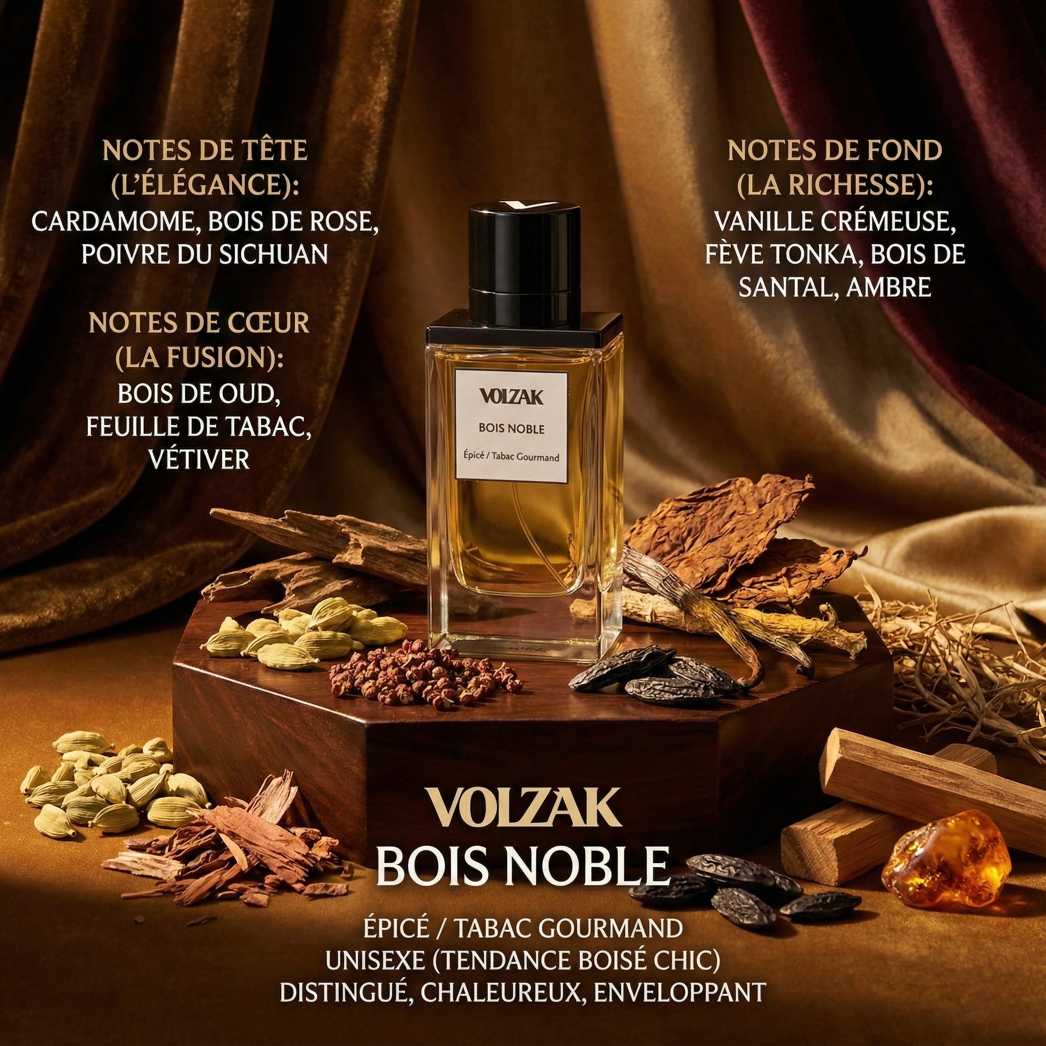 PARFUM BOIS NOBLE MADE IN FRANCE 100ML