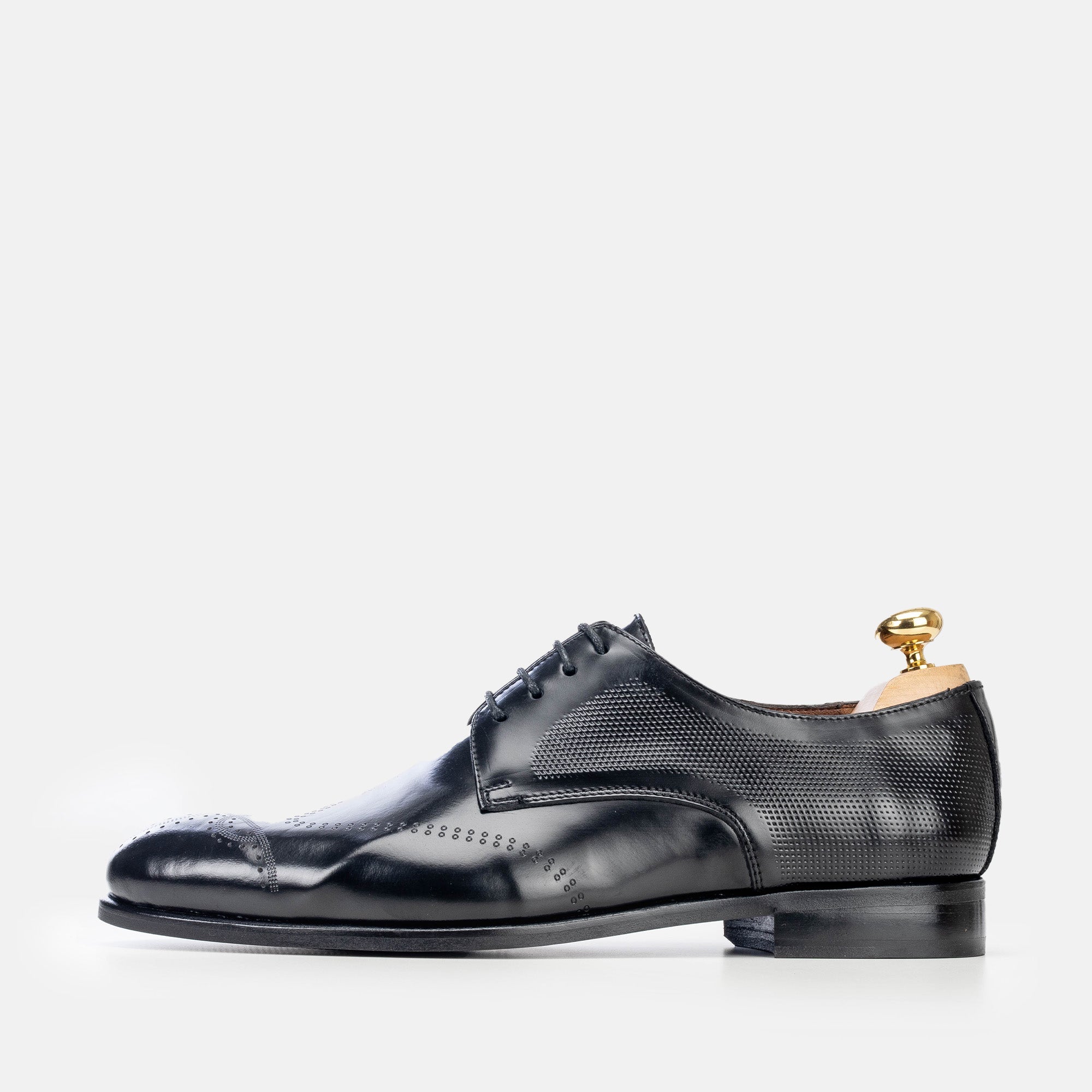 Volzak 5343 chaussure en cuir Démasquable Noir