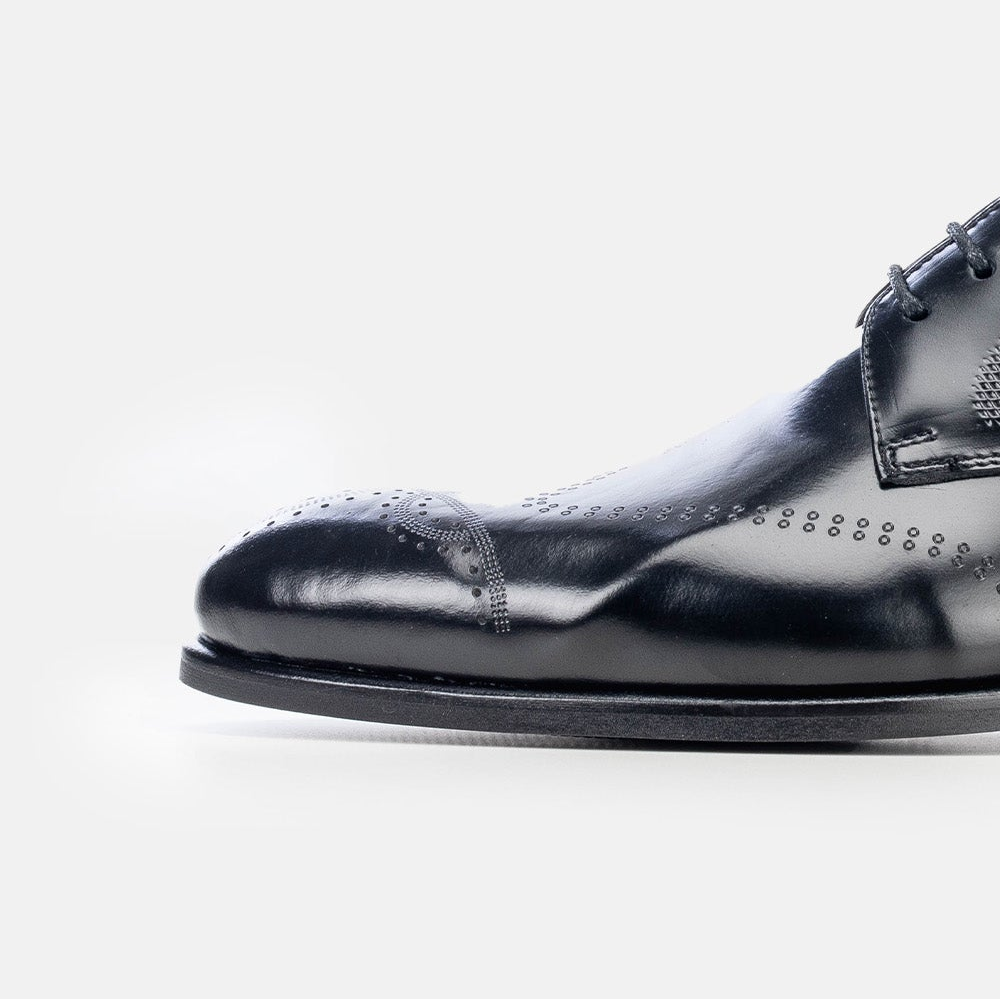 Volzak 5343 Black Demaskable Leather Shoe