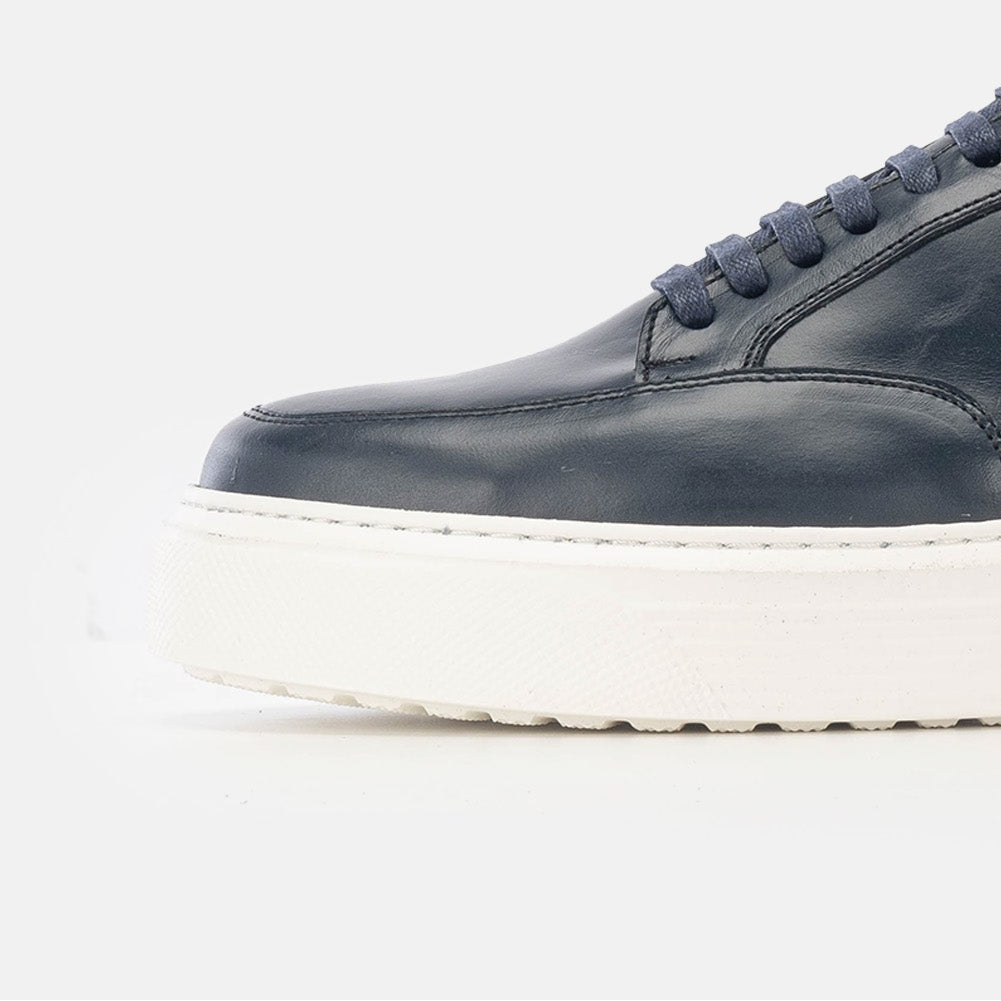 Volzak 5230 Basket en cuir bleu