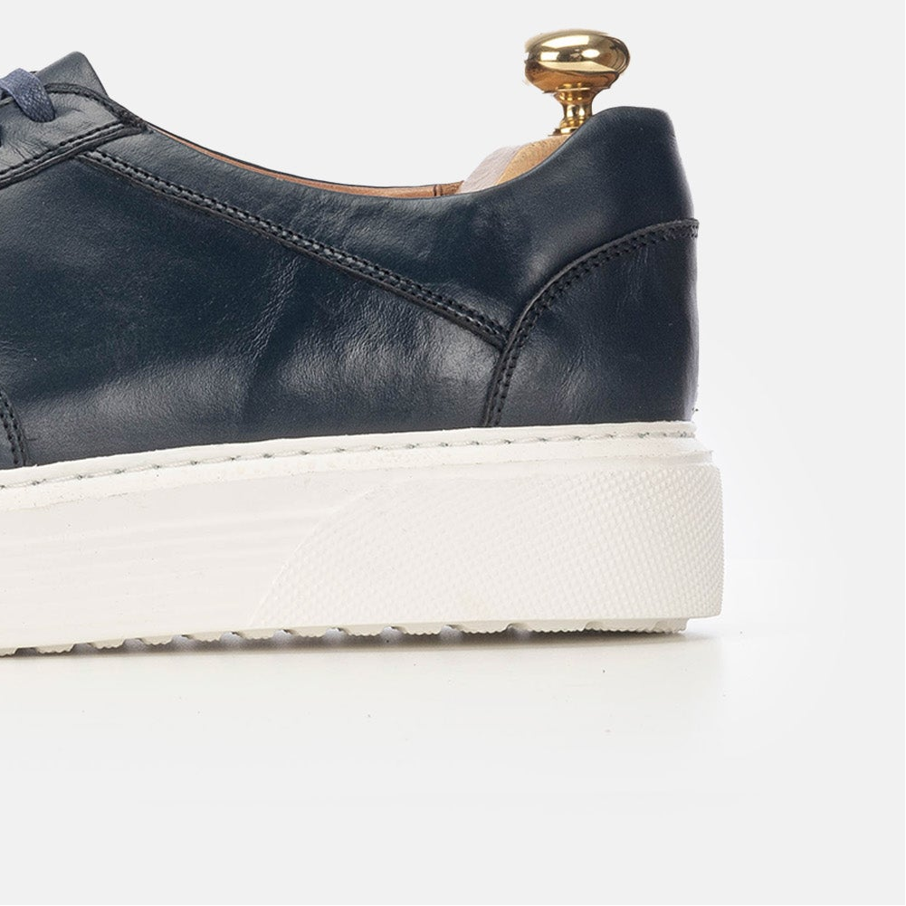 Volzak 5230 Basket en cuir bleu